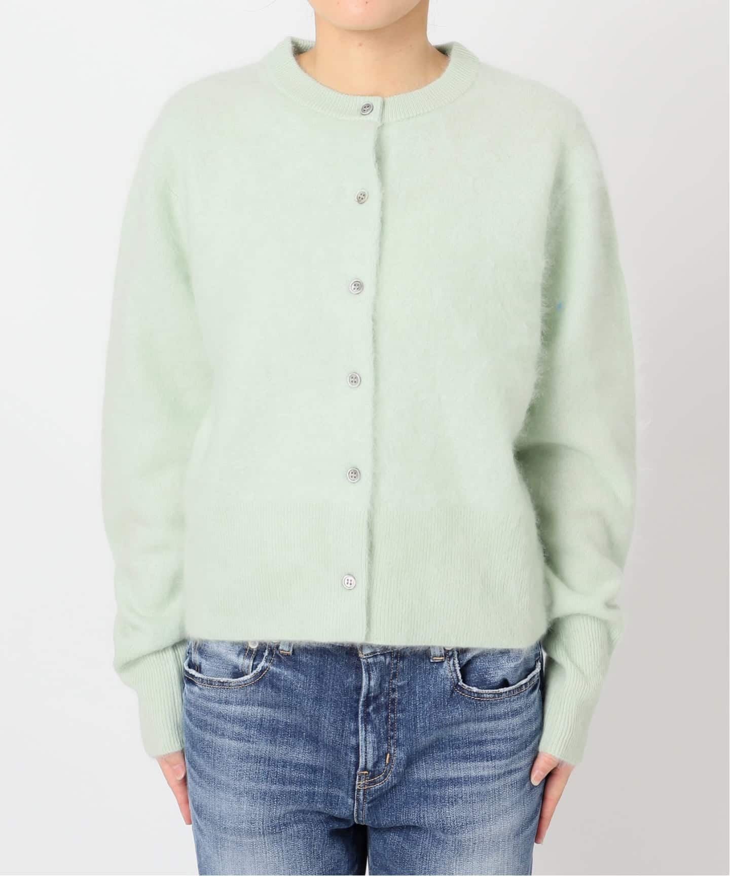 ファーカシミヤクルーネックカーディガン（カーディガン）｜Spick and