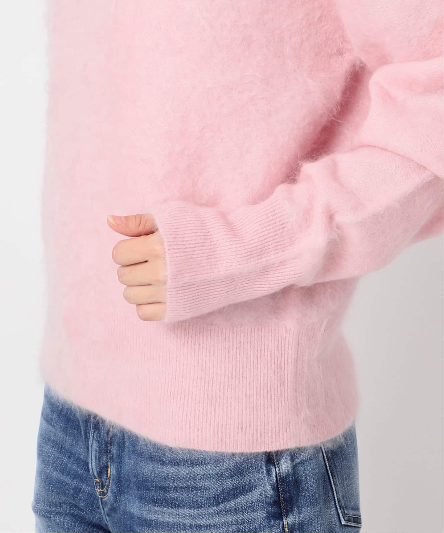 ファーカシミヤクルーネックプルオーバー（ニット／セーター）｜Spick