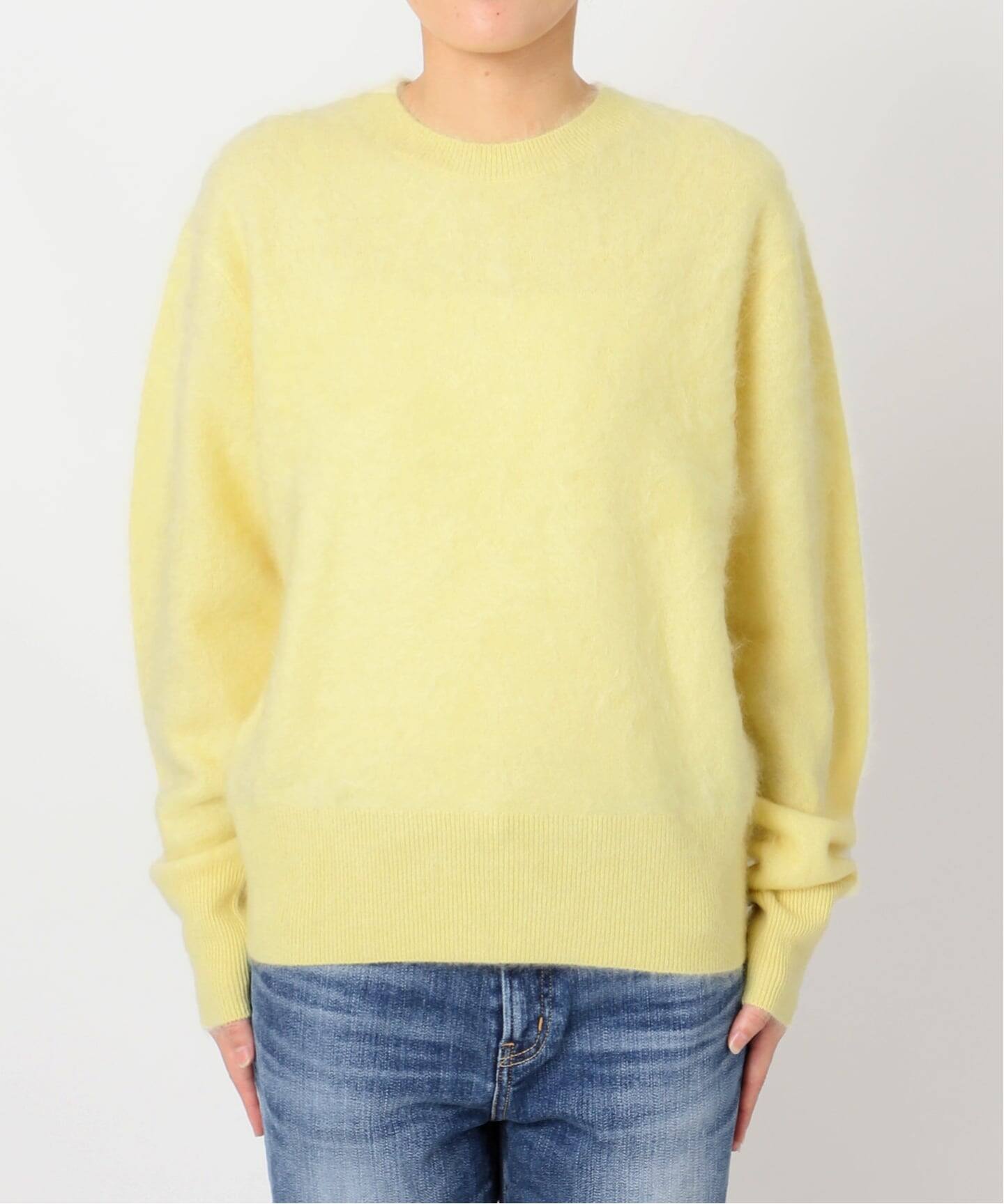 スピック＆スパン（Spick and Span）/ファーカシミヤクルーネックプルオーバー ファーカシミヤクルーネックプルオーバー（ニット／セーター）｜Spick