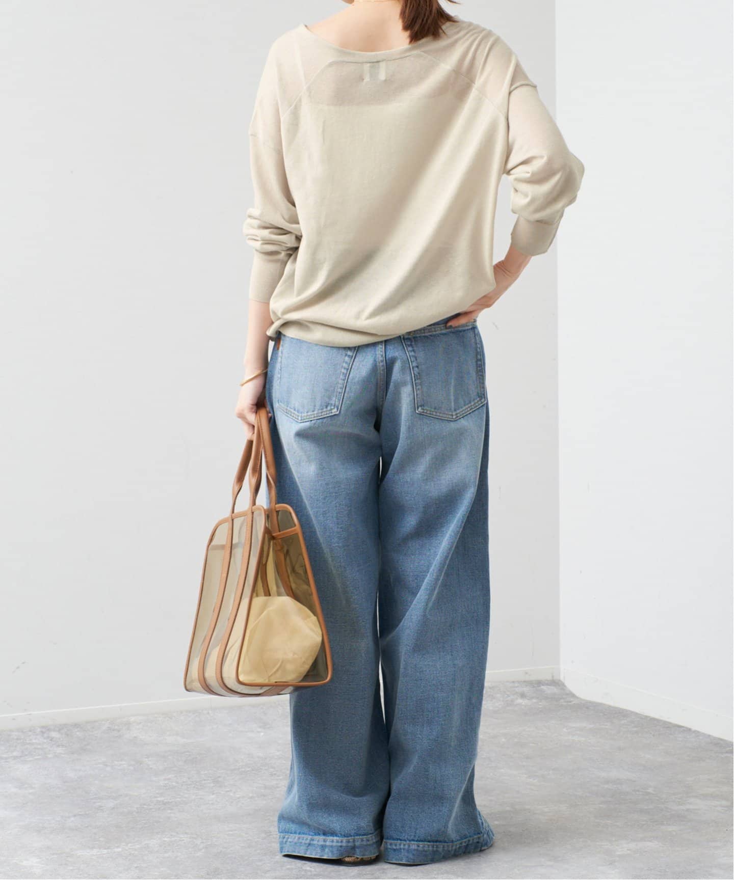 Spick & Span【新品】ウォッシャブルシアーカーディガン ウォッシャブルシアーカーディガン（カーディガン）｜Spick and