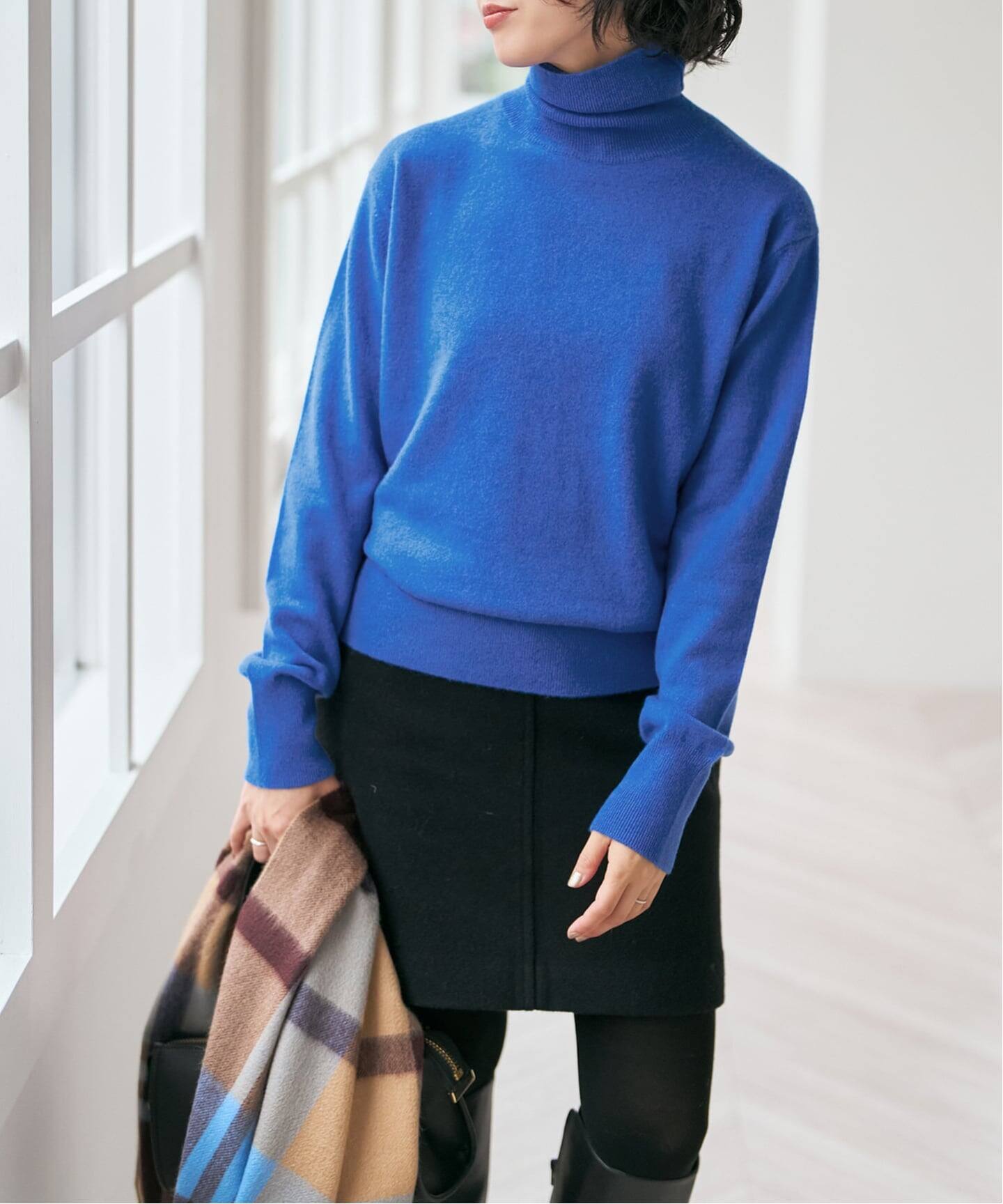 カシミヤタートルニットプルオーバー（ニット／セーター）｜Spick and