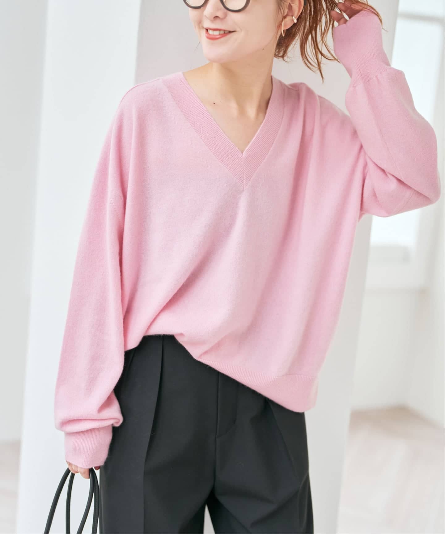 カシミヤVネックプルオーバー（ニット／セーター）｜Spick and Span
