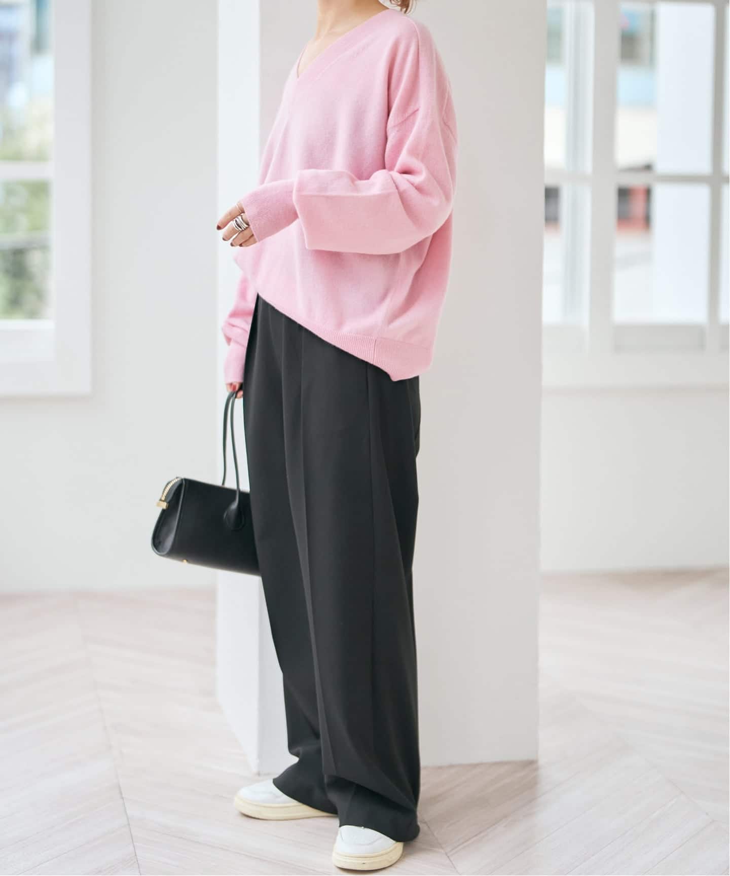 カシミヤVネックプルオーバー（ニット／セーター）｜Spick and Span