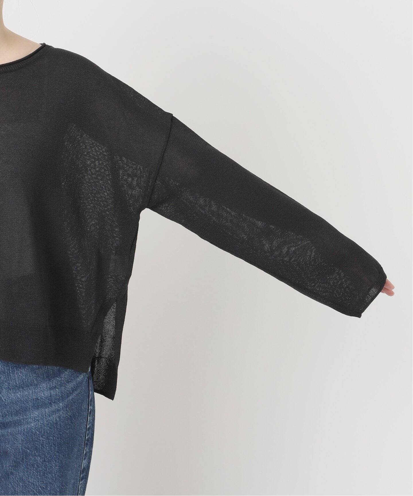 ニット セーター 手洗い可 /  ペーパーヤーンボートネックニット レディース Spick＆Span ニット セーター 手洗い可 / ペーパーヤーンボート
