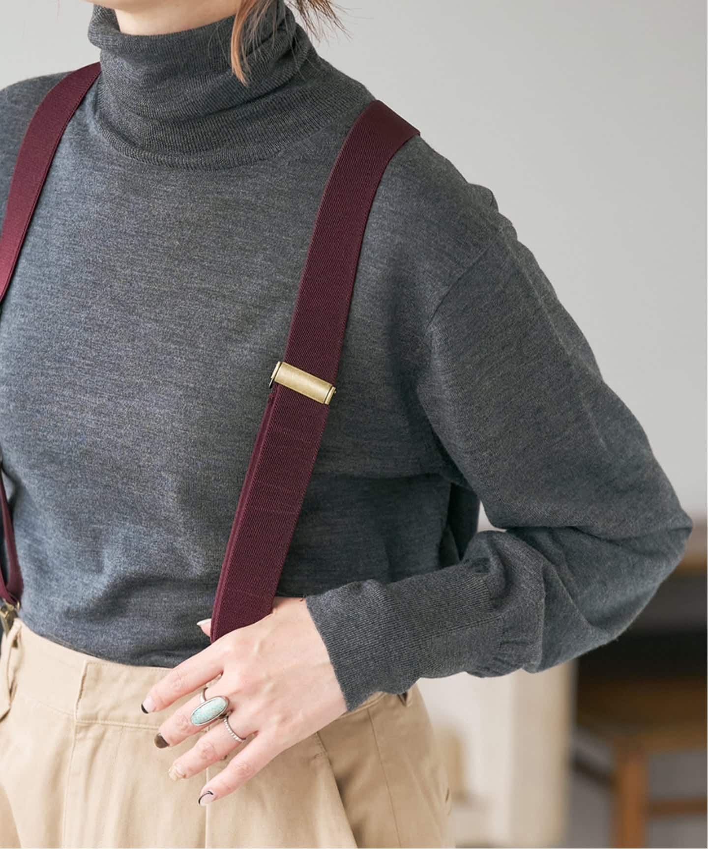 追加》手洗い可 /18Gタートルネックプルオーバー（ニット