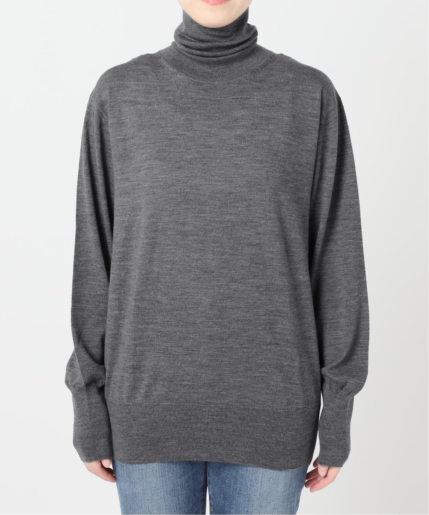 手洗い可 / 追加》18Gタートルネックプルオーバー（ニット／セーター