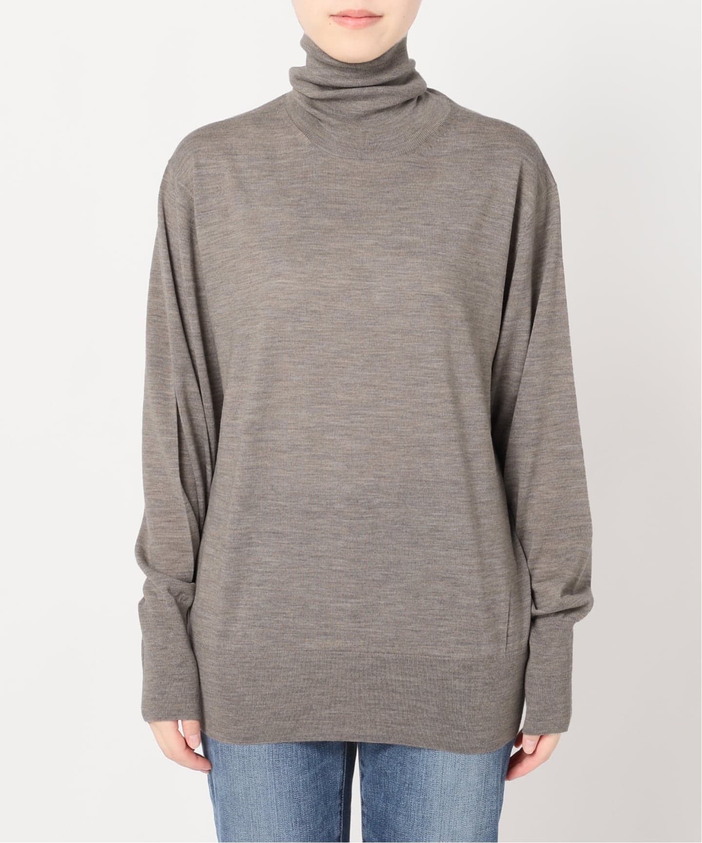 手洗い可 / 追加》18Gタートルネックプルオーバー（ニット／セーター