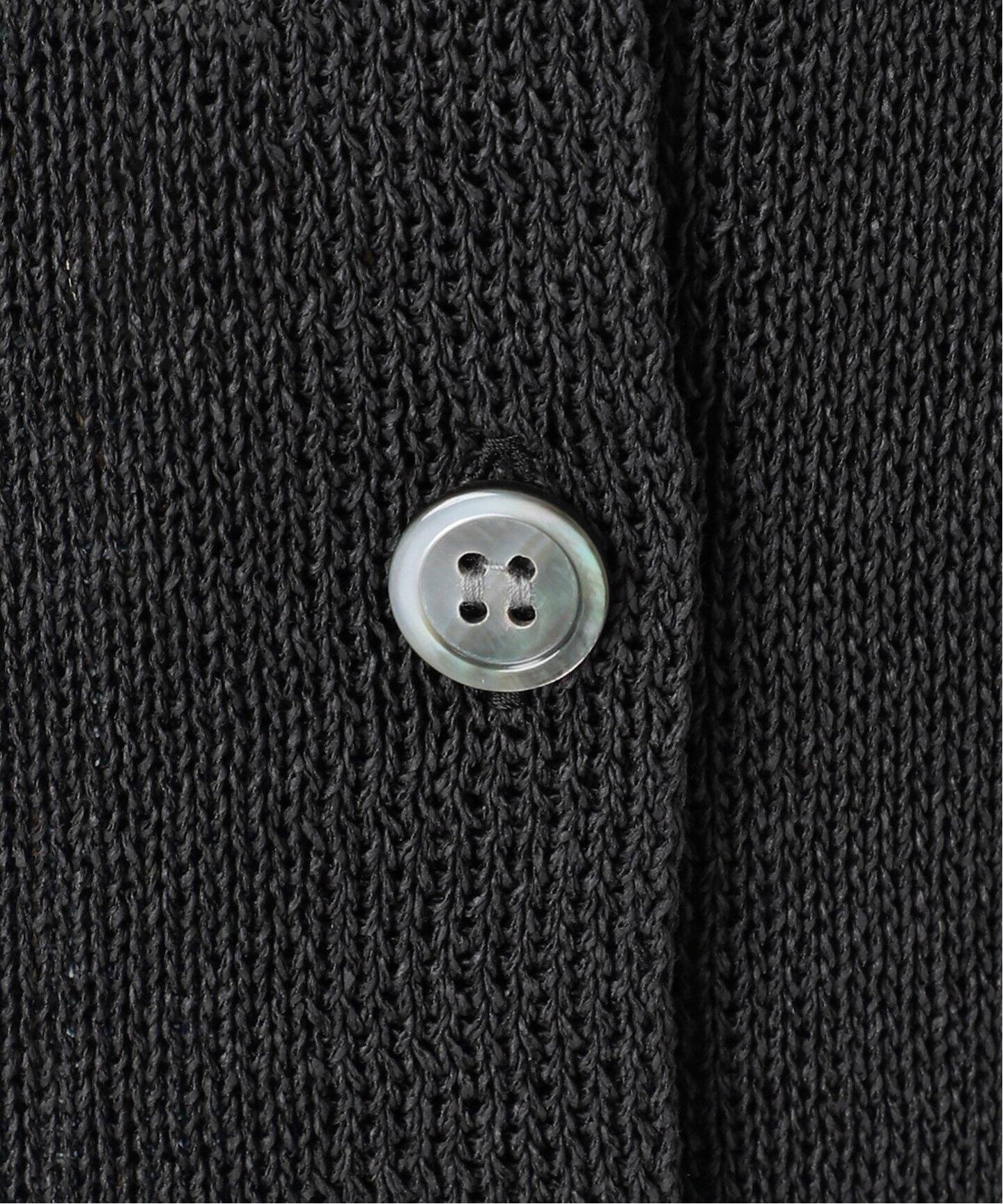スピックアンドスパン　ペーパーヤーンカーディガン　ネイビー Spick & Span（スピックアンドスパン）の「ペーパーヤーン