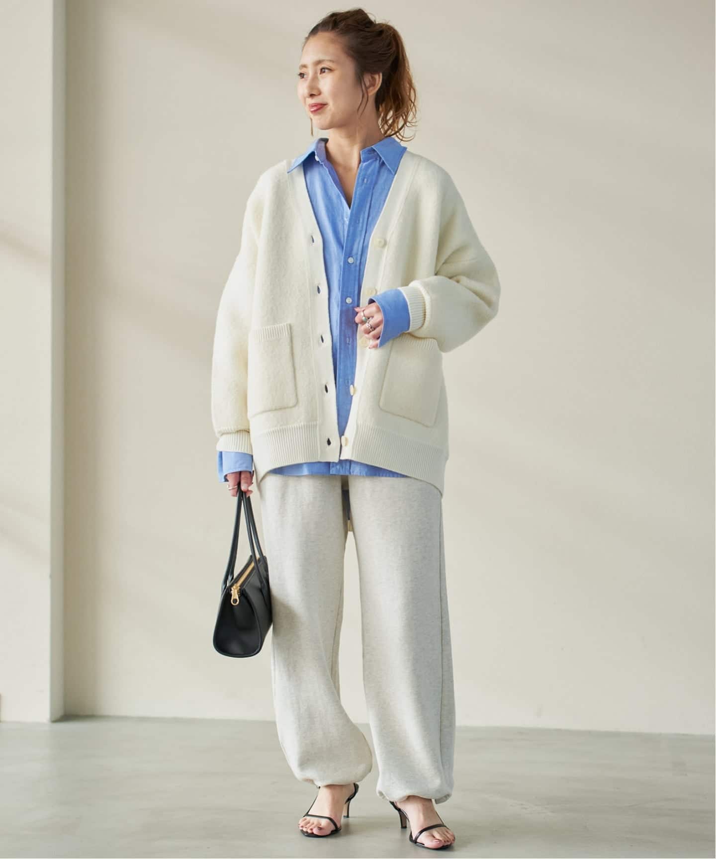 追加》ブークレダブルフェイスカーディガン（カーディガン）｜Spick