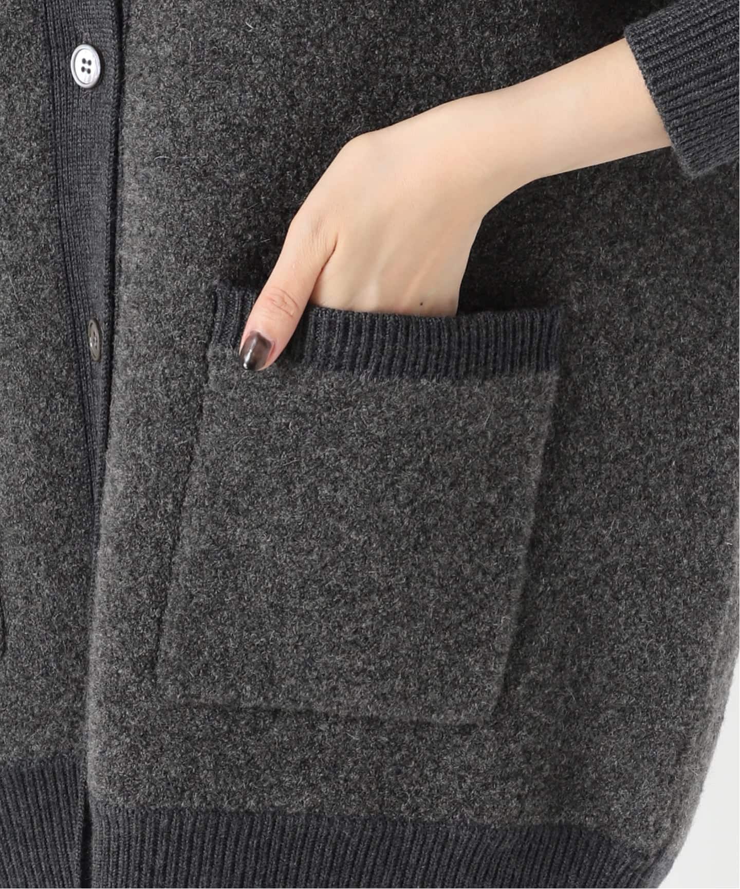 追加》ブークレダブルフェイスカーディガン（カーディガン）｜Spick