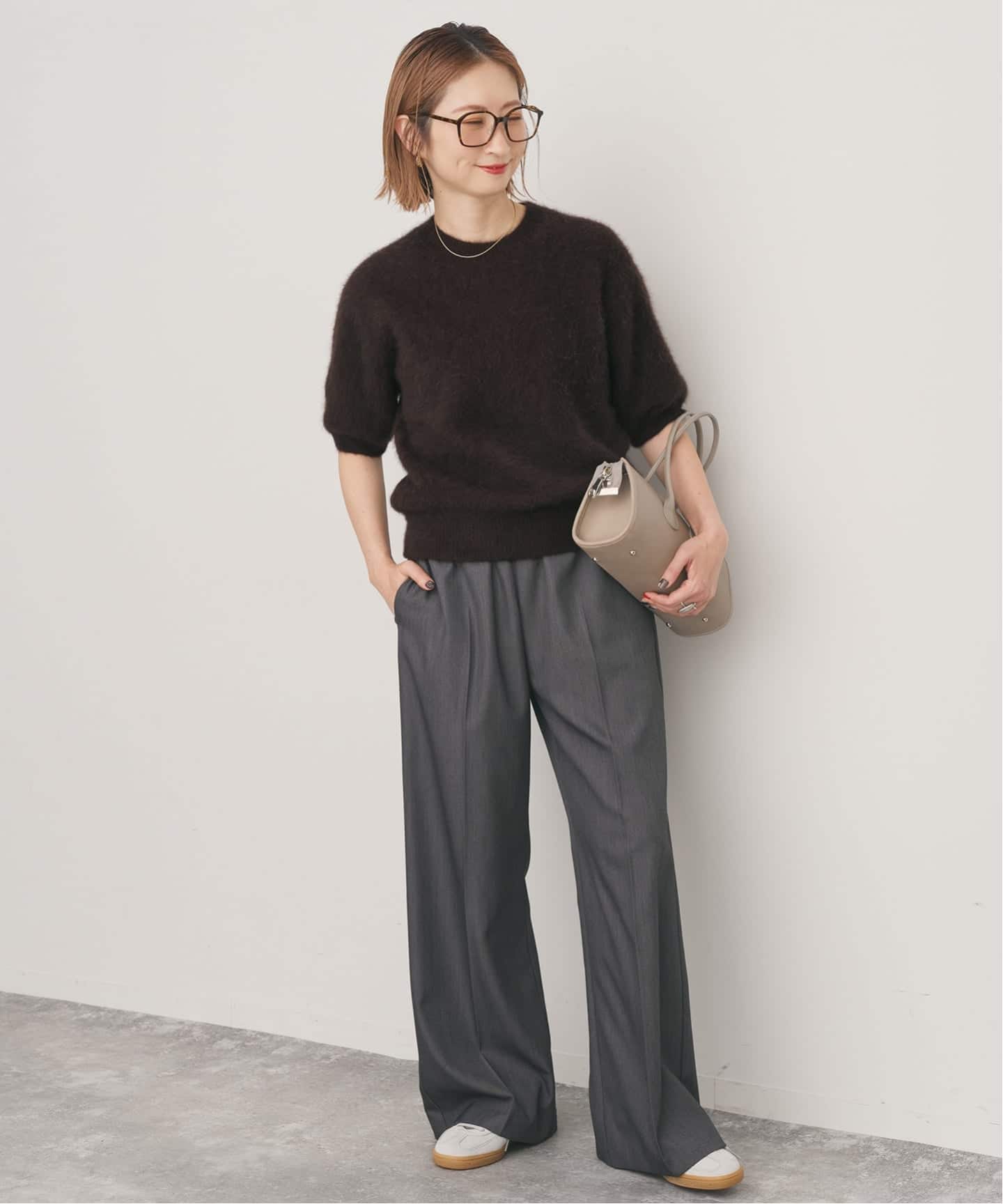 FOX/ALPACAハーフスリーブニット（ニット／セーター）｜Spick and Span