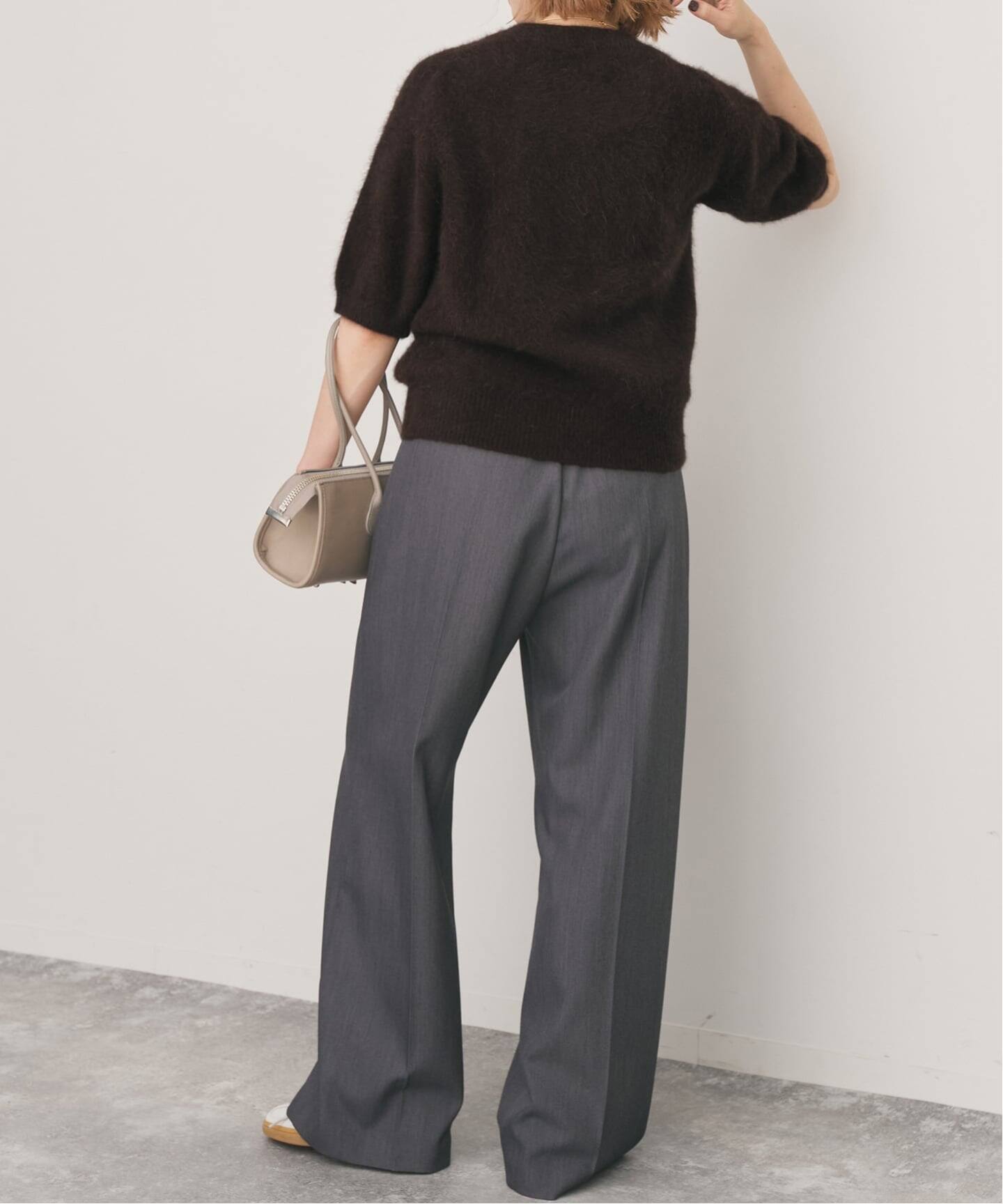 FOX/ALPACAハーフスリーブニット（ニット／セーター）｜Spick