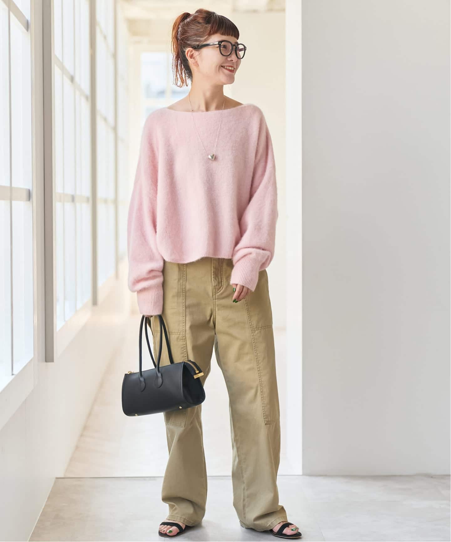 うどん25awスピックアンドスパンFOX/ALPACAルーズニット完売 FOX/ALPACAルーズニット（ニット／セーター）｜Spick and Span