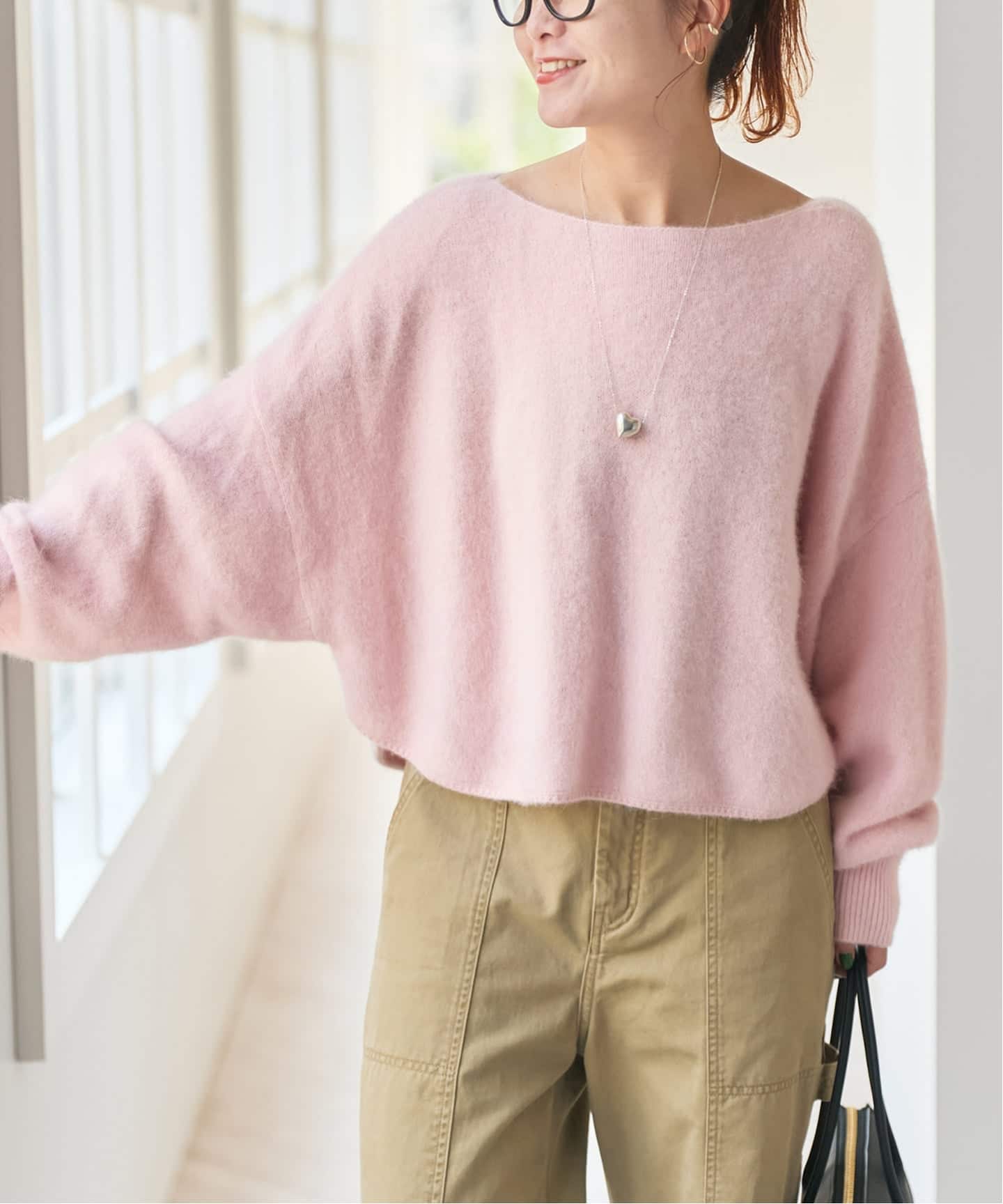 うどん25awスピックアンドスパンFOX/ALPACAルーズニット完売 FOX/ALPACAルーズニット（ニット／セーター）｜Spick and Span