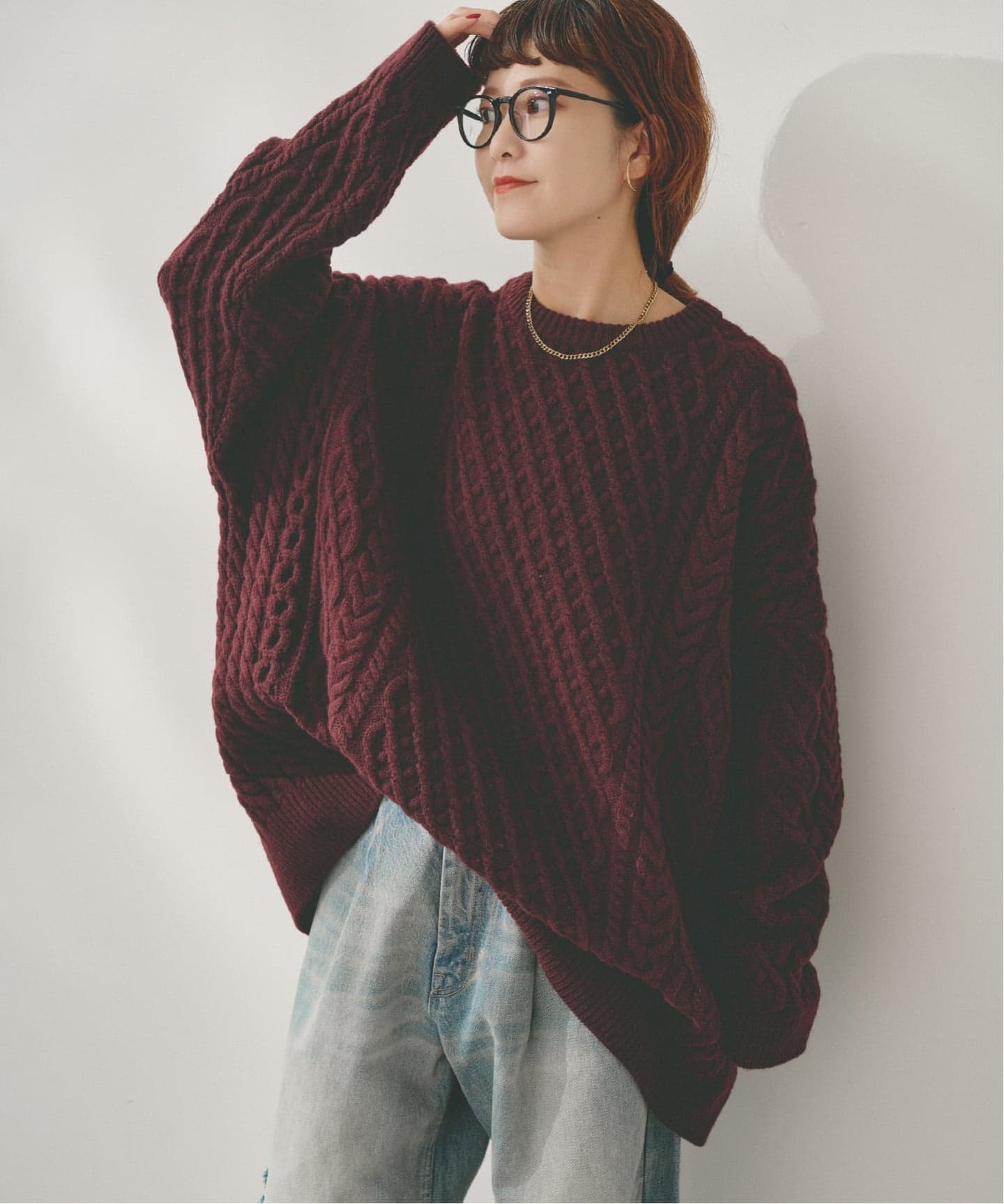 美品　ゴールドウィン0　ウール100％　エンジニアードニット トラウザーズ　71 kyaw177-1.jpg