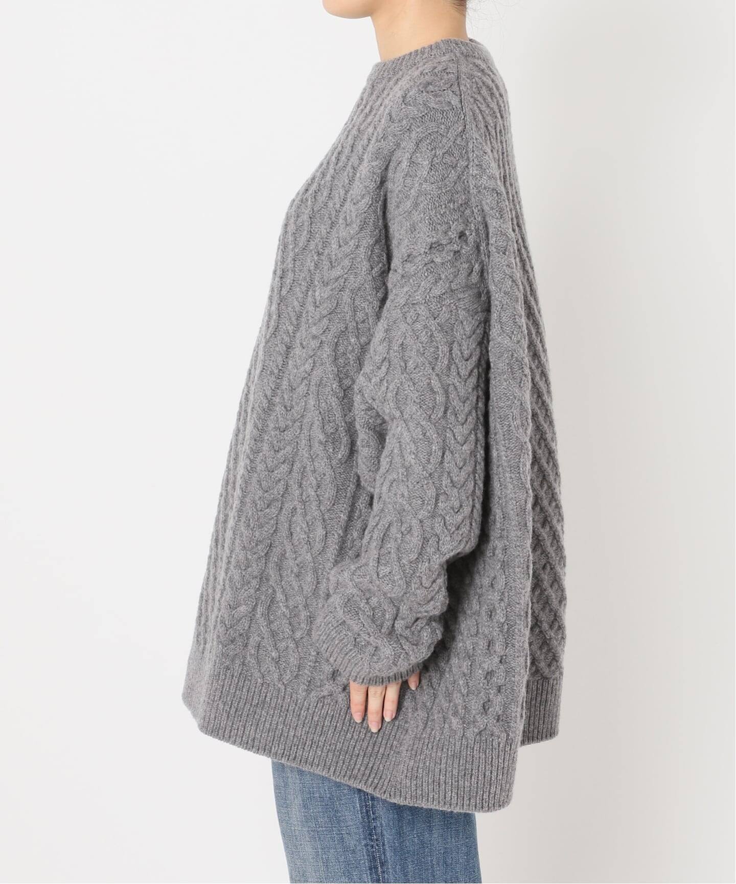 Higuchi*Sアラン柄ルーズニット（ニット／セーター）｜Spick and Span