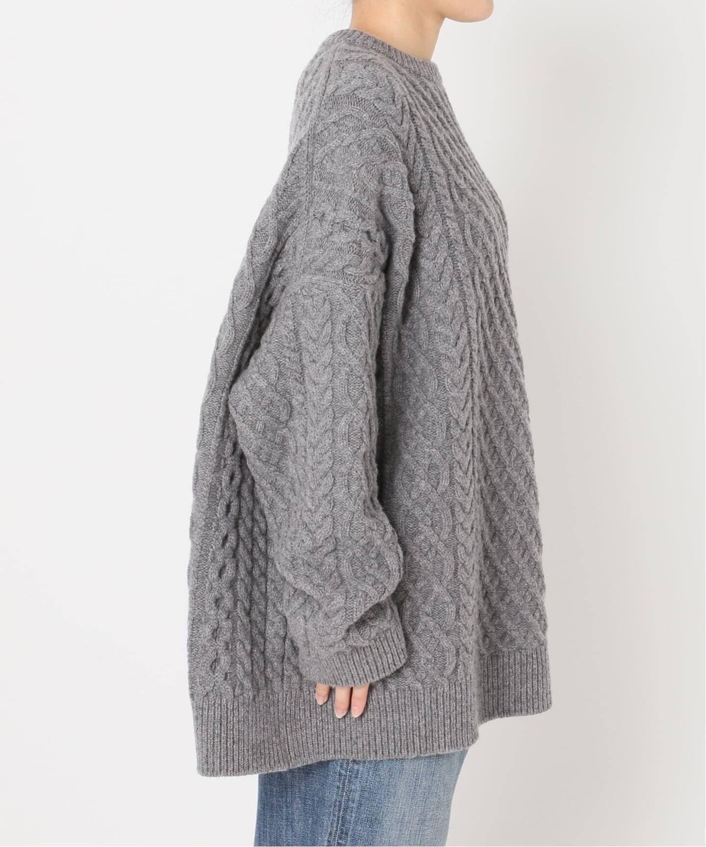 Higuchi*Sアラン柄ルーズニット（ニット／セーター）｜Spick and Span