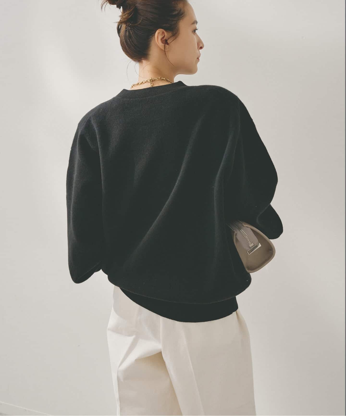 Higuchi*Sパワーショルダーニット（ニット／セーター）｜Spick and