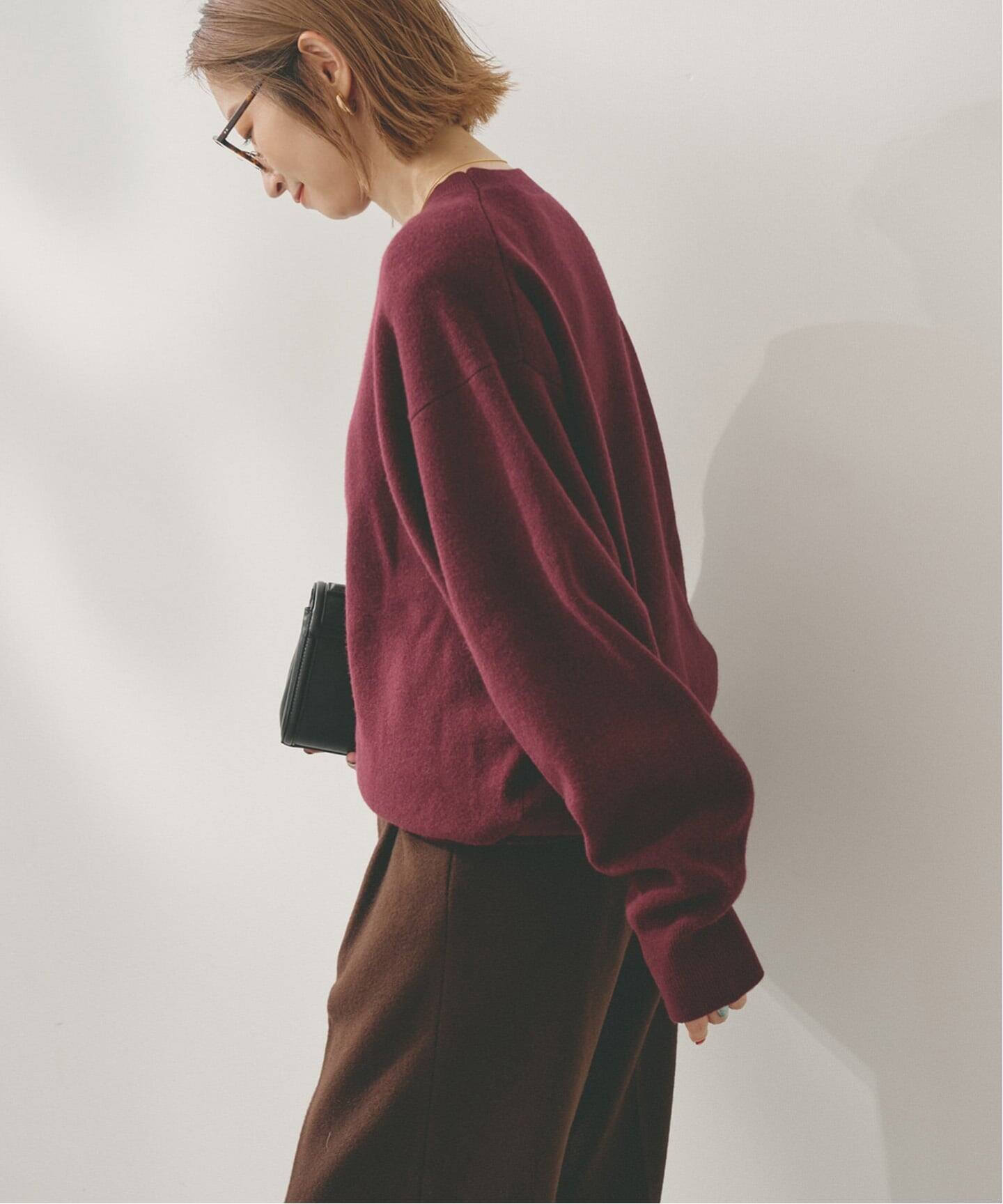 Higuchi*Sパワーショルダーニット(ニット/セーター)|Spick & Span Higuchi*Sパワーショルダーニット(ニット/セーター)|Spick & Span