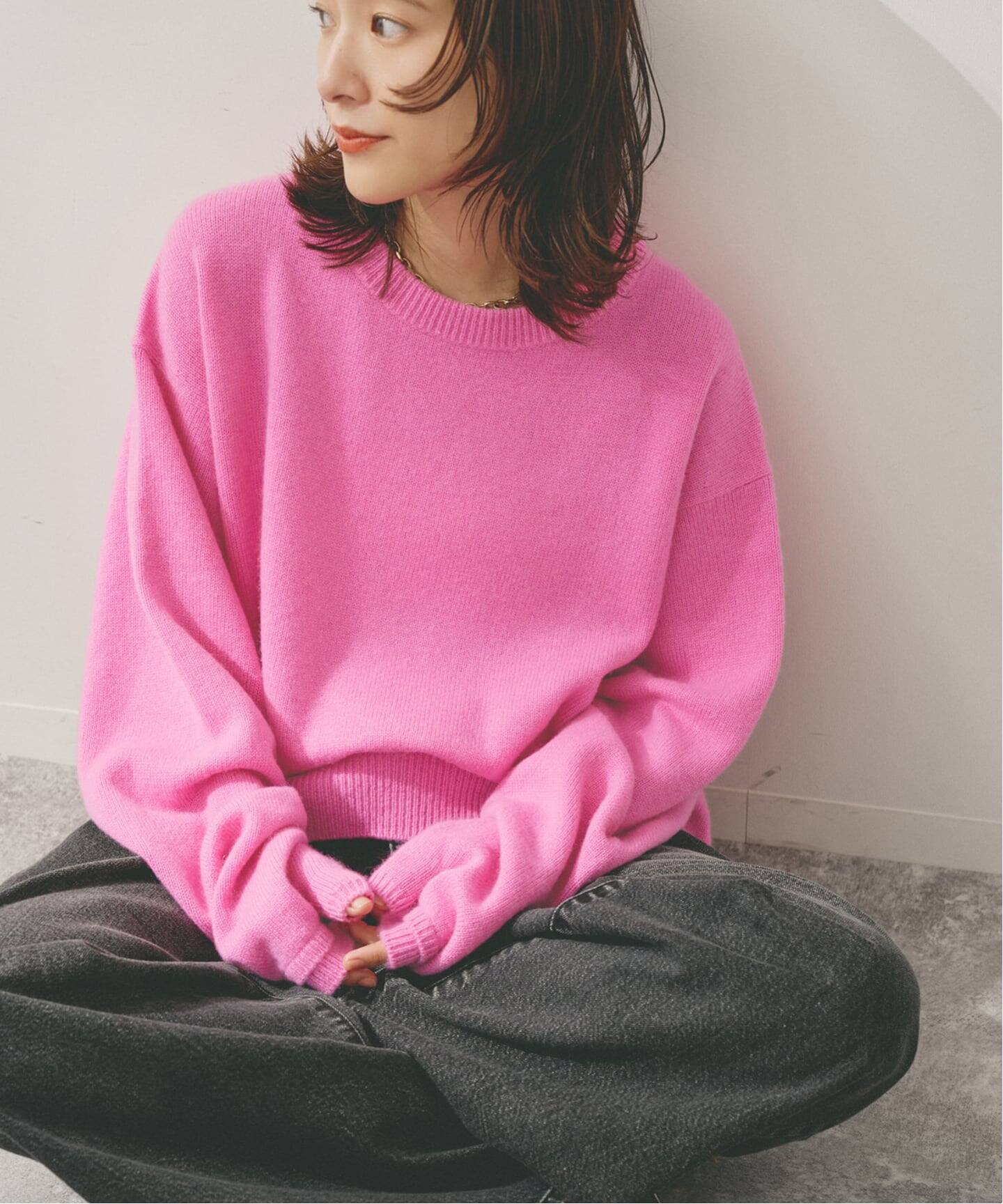 最終値下げ【美品】OAMC ウールニット セーター ピンク Mイタリア製ルーク期 最終値下げ【美品】OAMC ウールニット セーター ピンク Mイタリア製