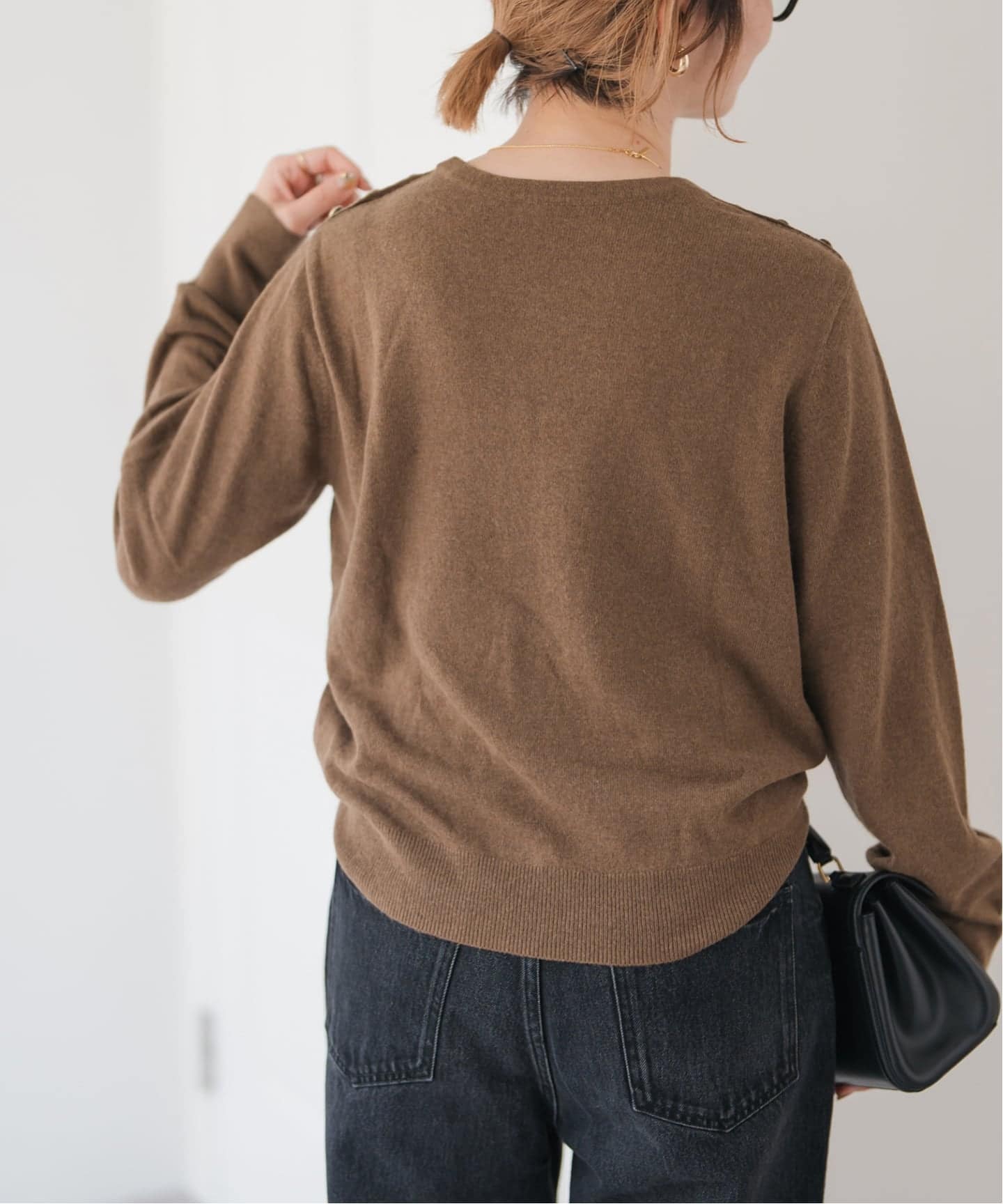 VIS/Wショルダーボタンプルオーバー（ニット／セーター）｜Spick and