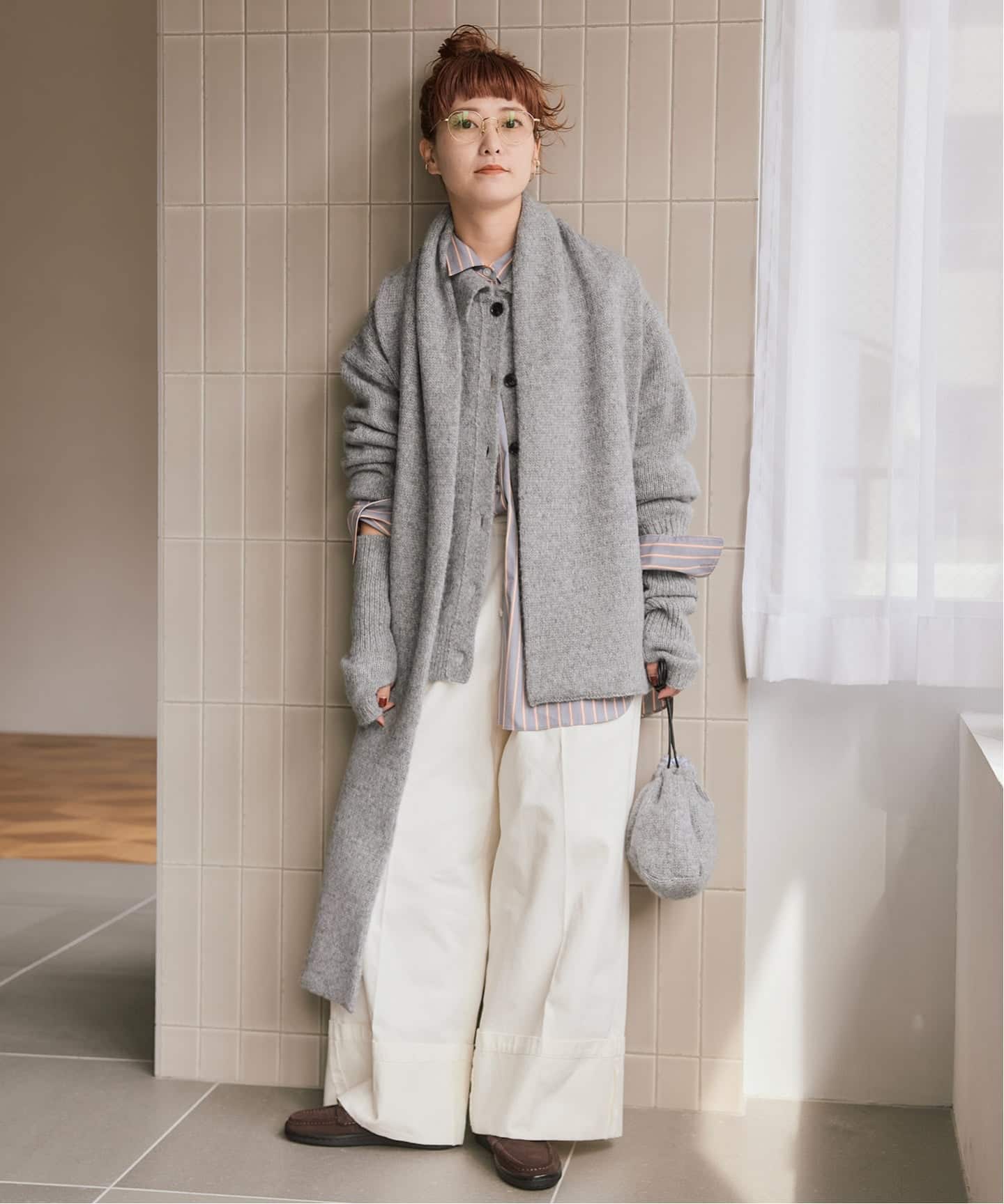 a&m アルパカミックスポロシャツニット（ニット／セーター）｜Spick