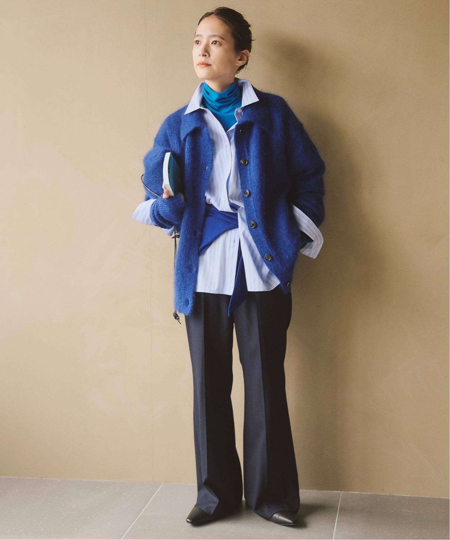 a&m アルパカミックスポロシャツニット（ニット／セーター）｜Spick