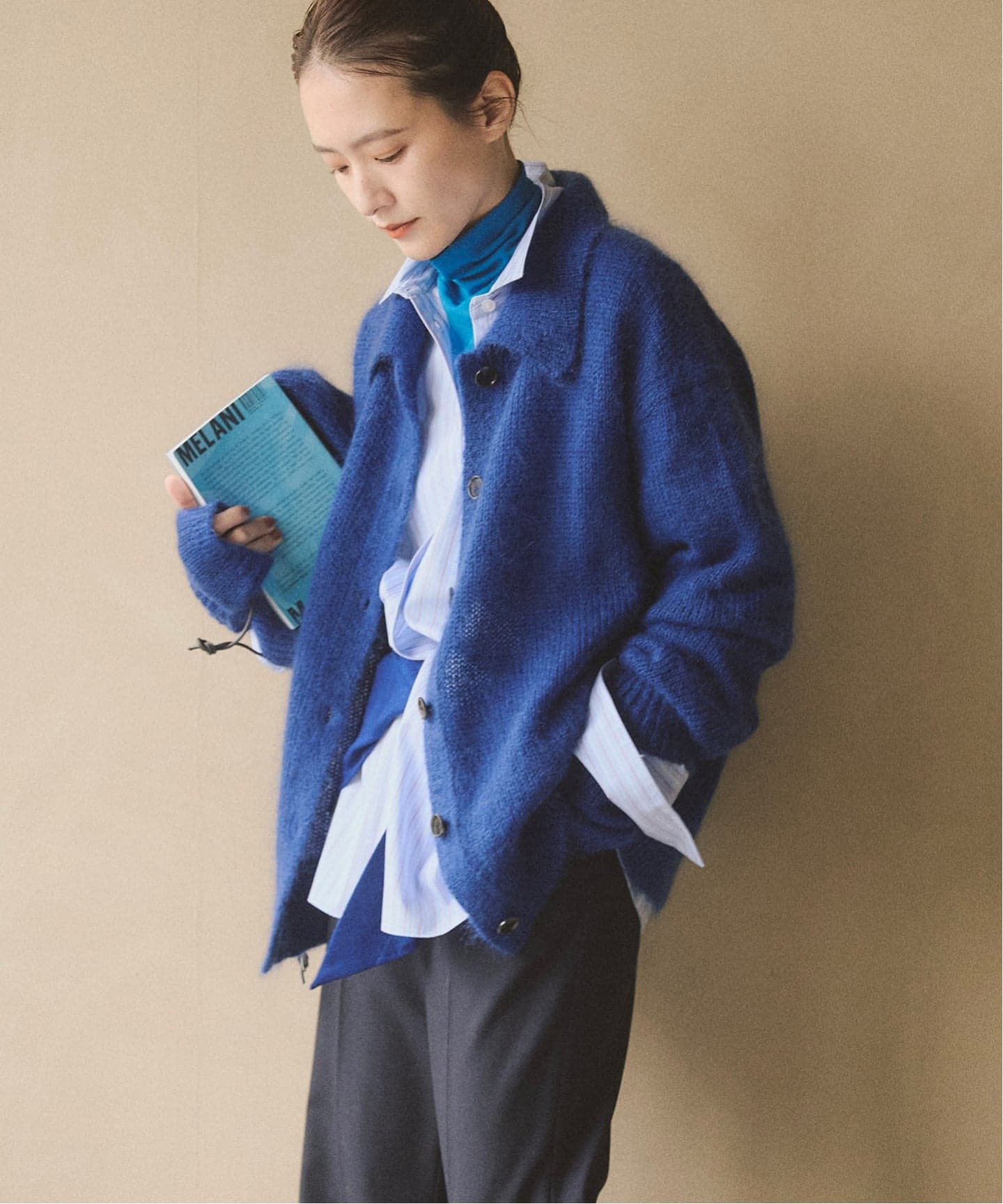 a&m アルパカミックスポロシャツニット（ニット／セーター）｜Spick