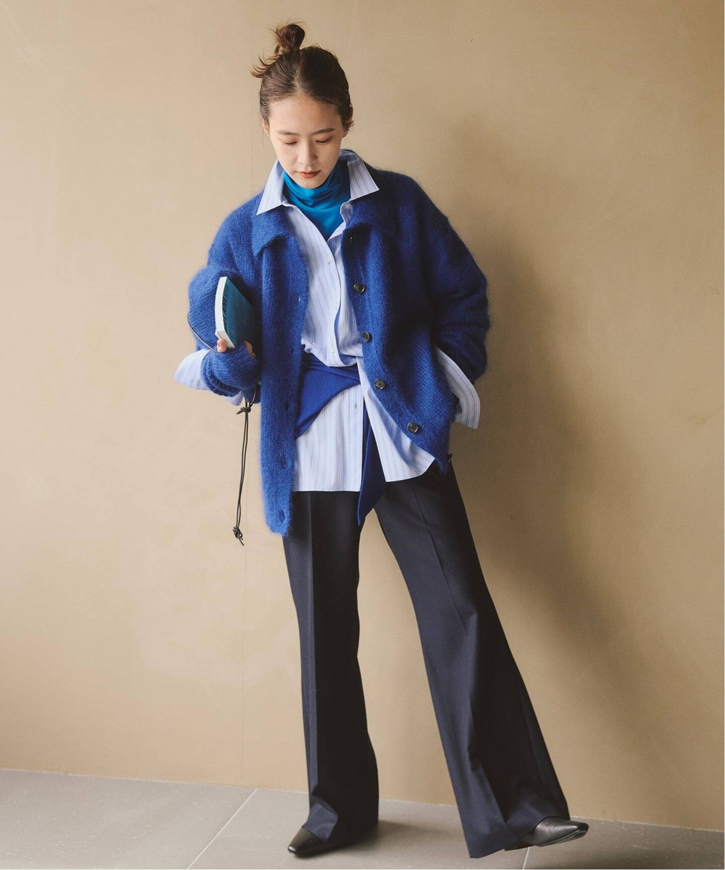 a&m アルパカミックスポロシャツニット（ニット／セーター）｜Spick