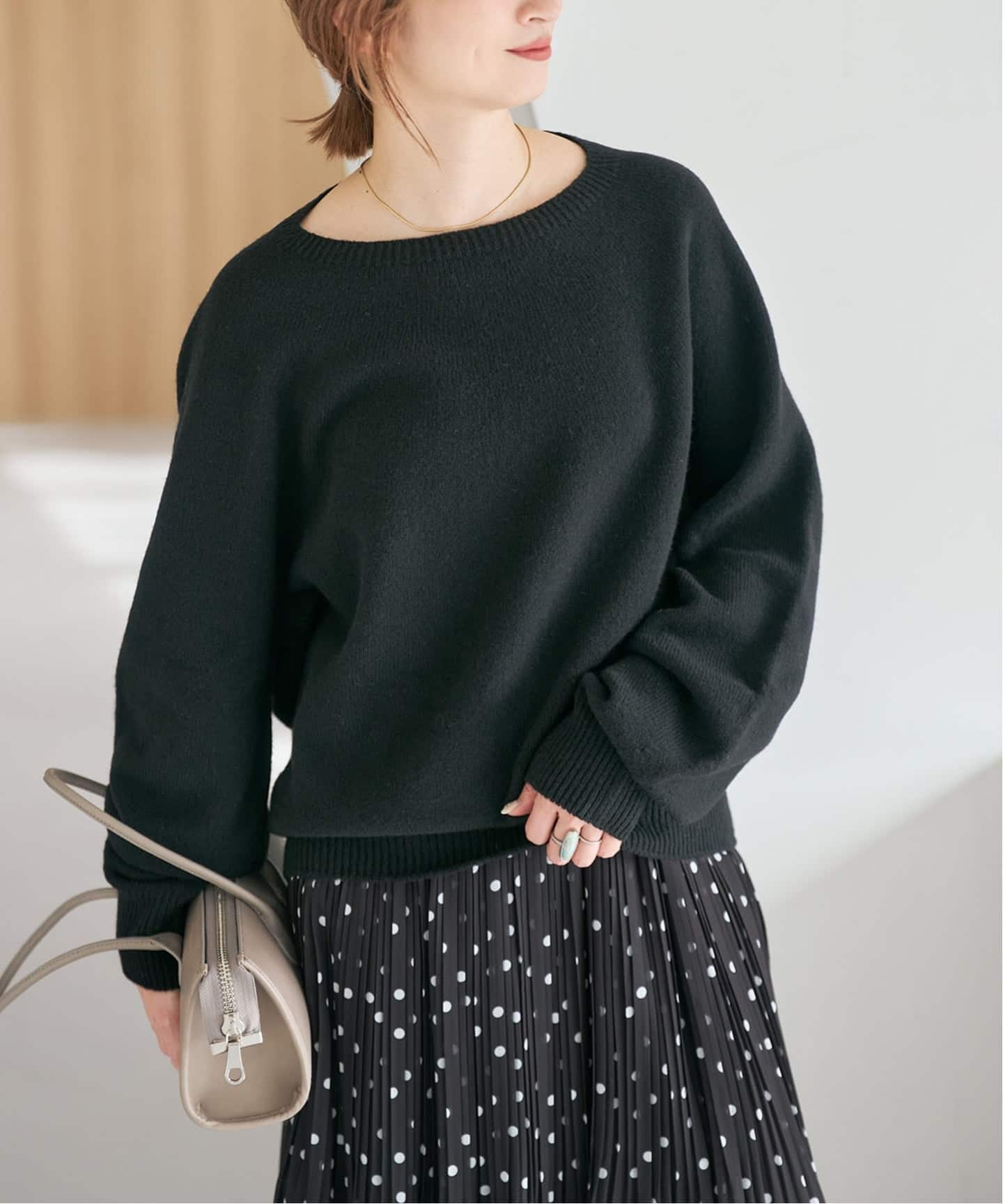 ニュアンスコクーンシルエットニット（ニット／セーター）｜Spick and