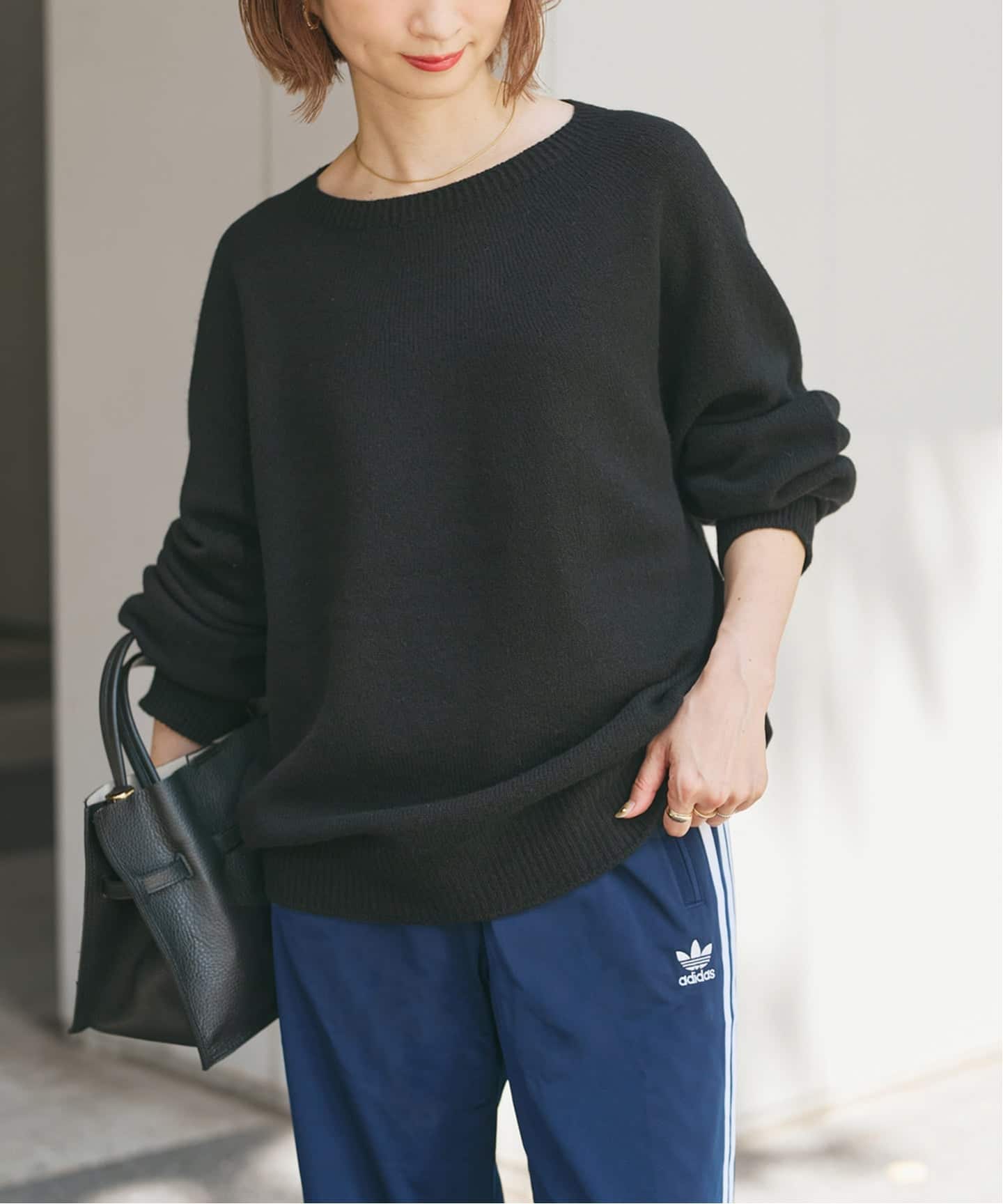 Spick and Span【ニュアンスコクーンシルエットニット・レッド】 Spick＆Span（スピック アンド スパン） ニット セーター 「新色有り