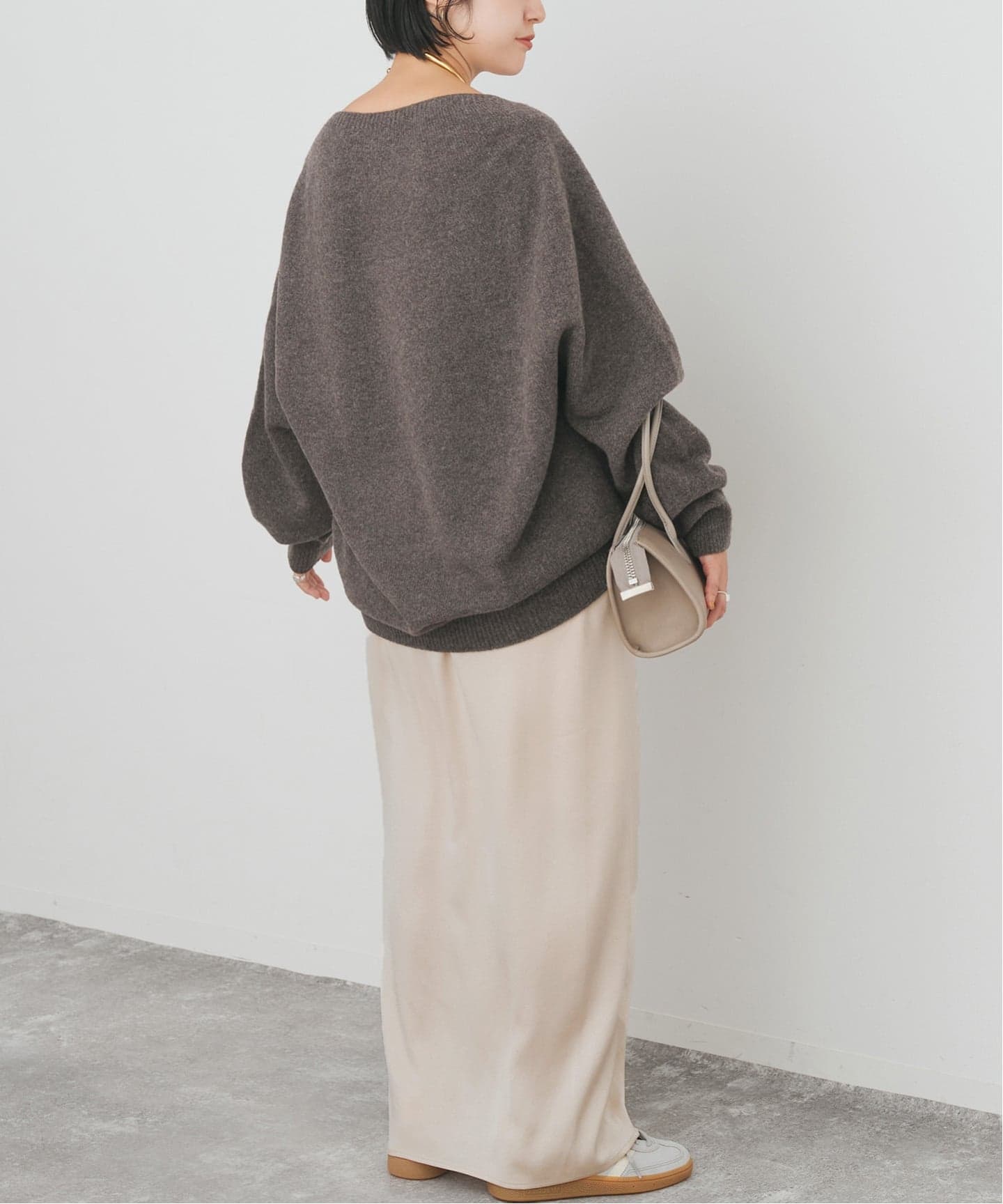 【完売品】ニュアンスコクーンシルエットニット ニュアンスコクーンシルエットニット（ニット／セーター）｜Spick and