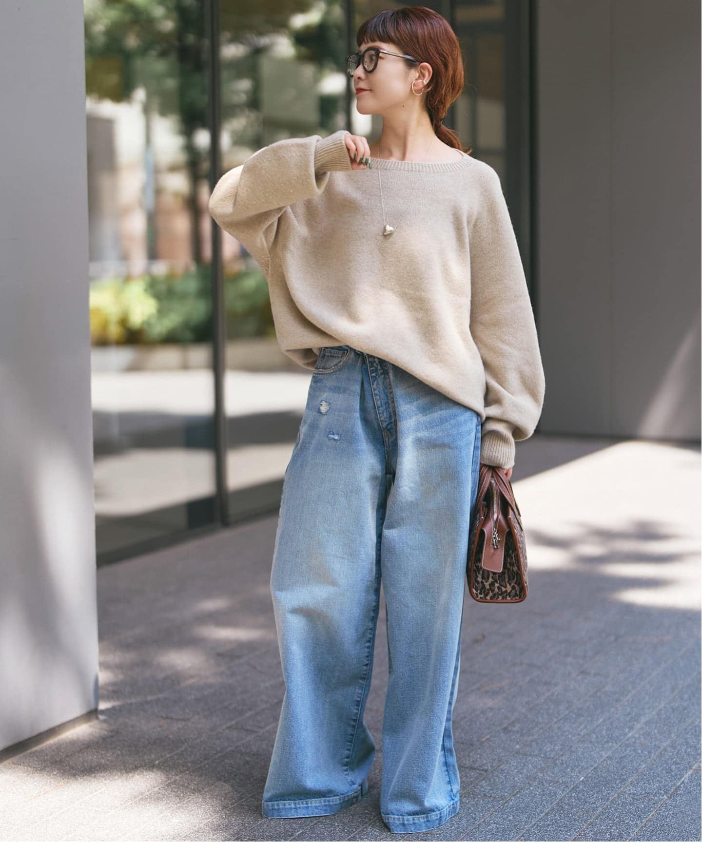 【完売品】ニュアンスコクーンシルエットニット ニュアンスコクーンシルエットニット（ニット／セーター）｜Spick and