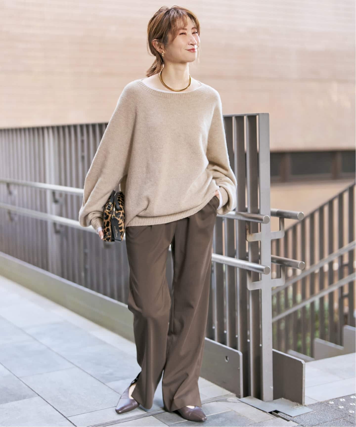 【完売品】ニュアンスコクーンシルエットニット ニュアンスコクーンシルエットニット（ニット/セーター）｜Spick