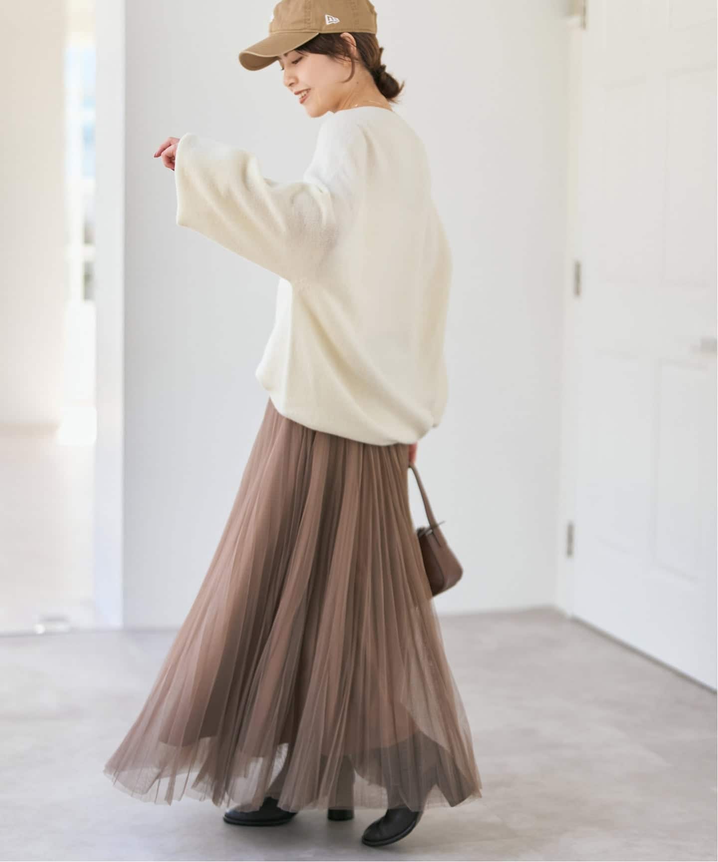 【完売品】ニュアンスコクーンシルエットニット ニュアンスコクーンシルエットニット（ニット/セーター）｜Spick