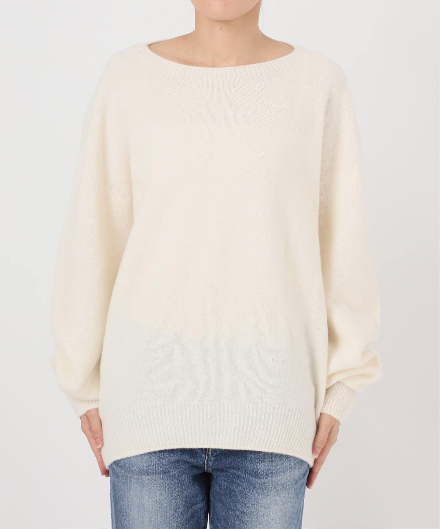 新色有り / 追加》ニュアンスコクーンシルエットニット（ニット