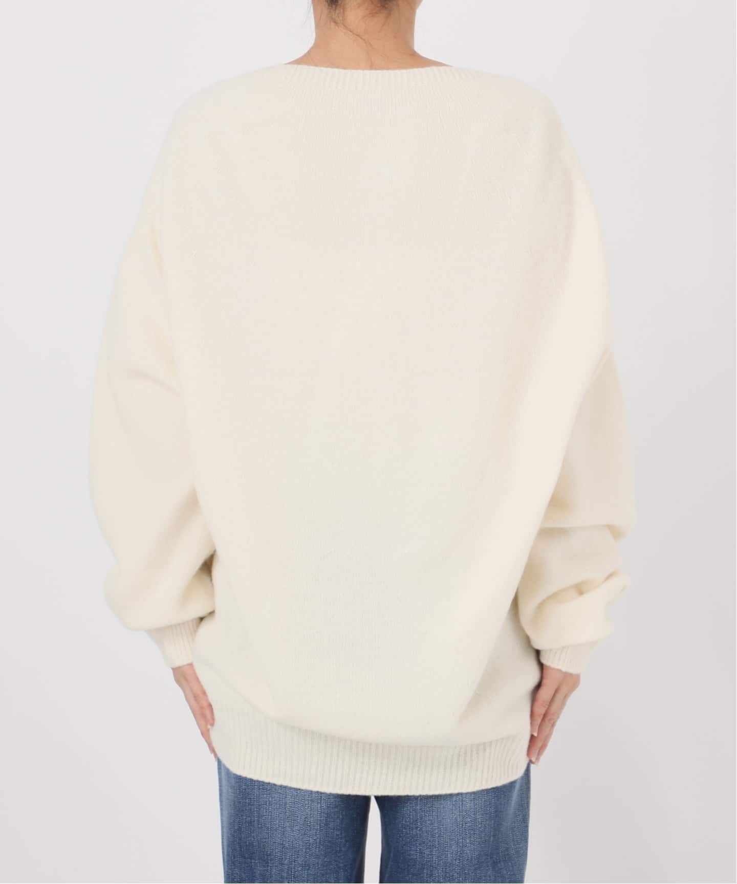 新色有り / 追加》ニュアンスコクーンシルエットニット（ニット