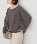 《新色有り / 追加》ニュアンスコクーンシルエットニット