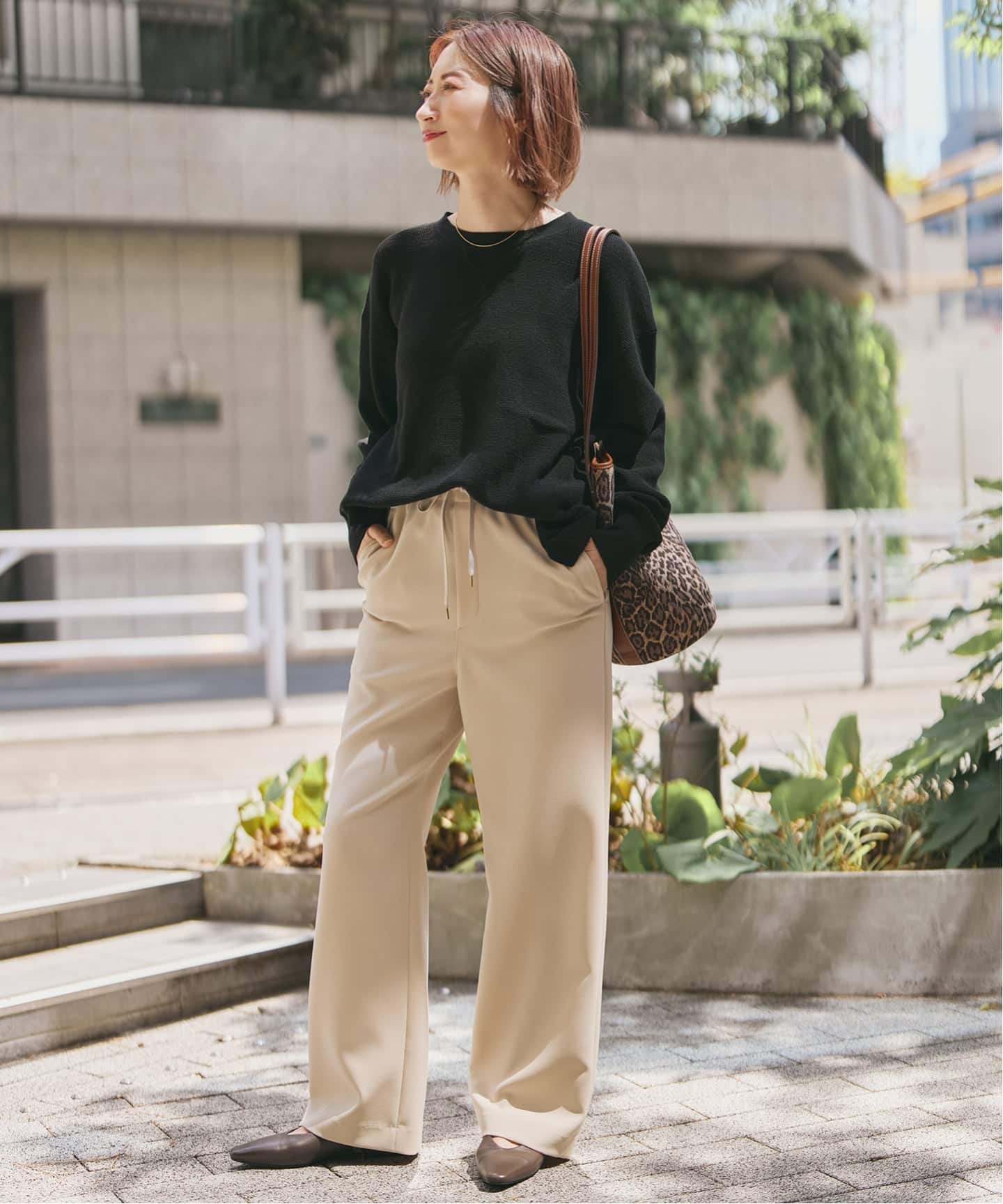 前後2WAYワッフルプルオーバー（ニット／セーター）｜Spick and Span