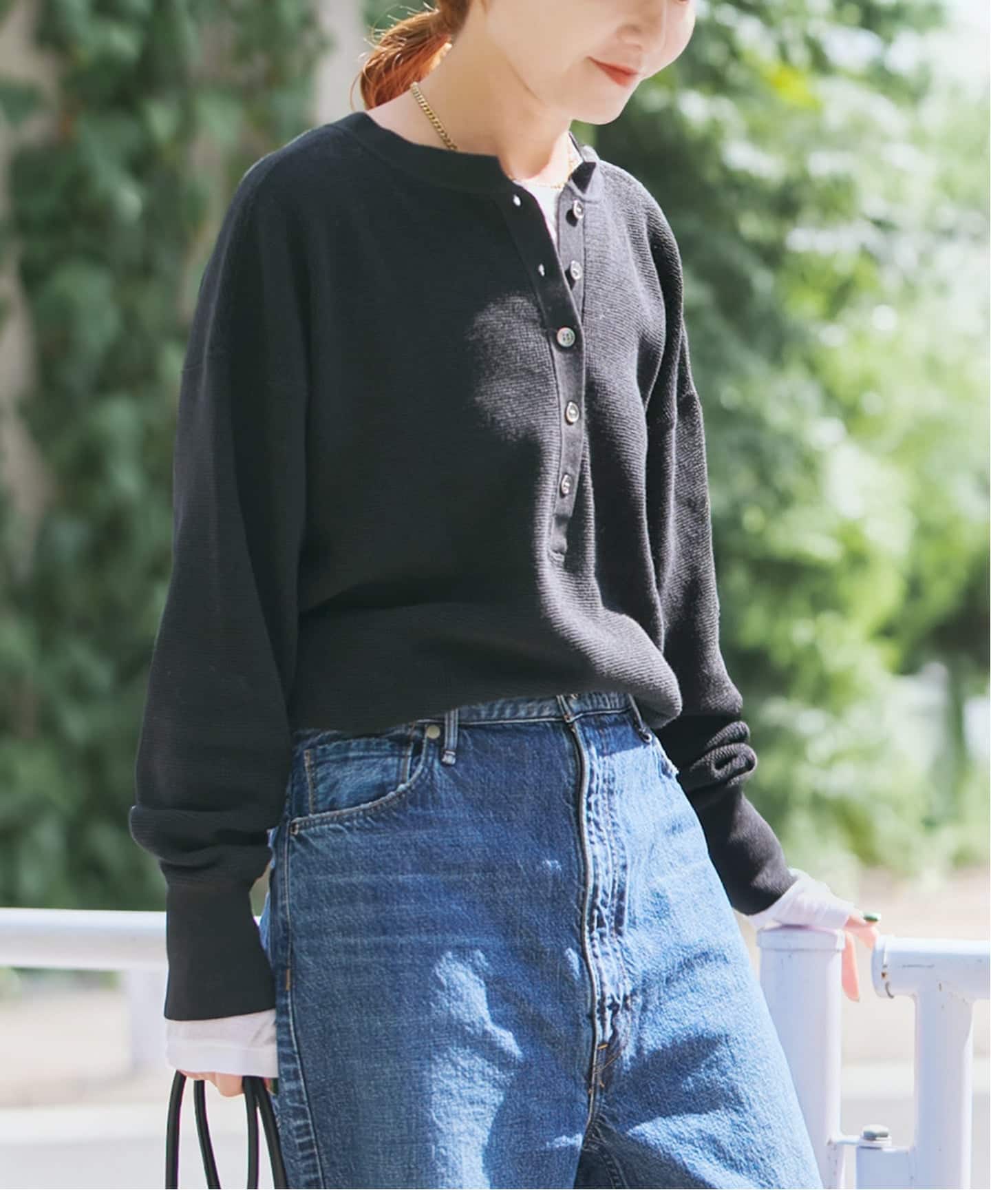 前後2WAYワッフルプルオーバー（ニット／セーター）｜Spick and Span