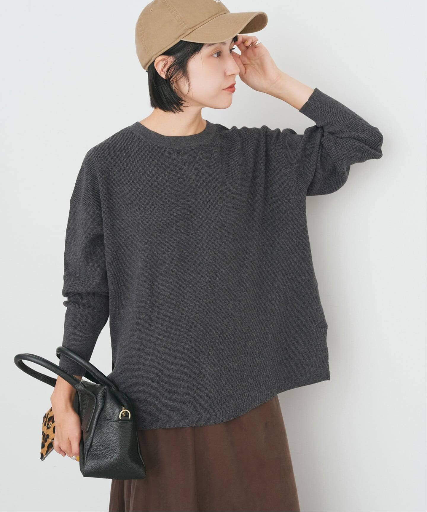 前後2WAYワッフルプルオーバー（ニット／セーター）｜Spick and Span