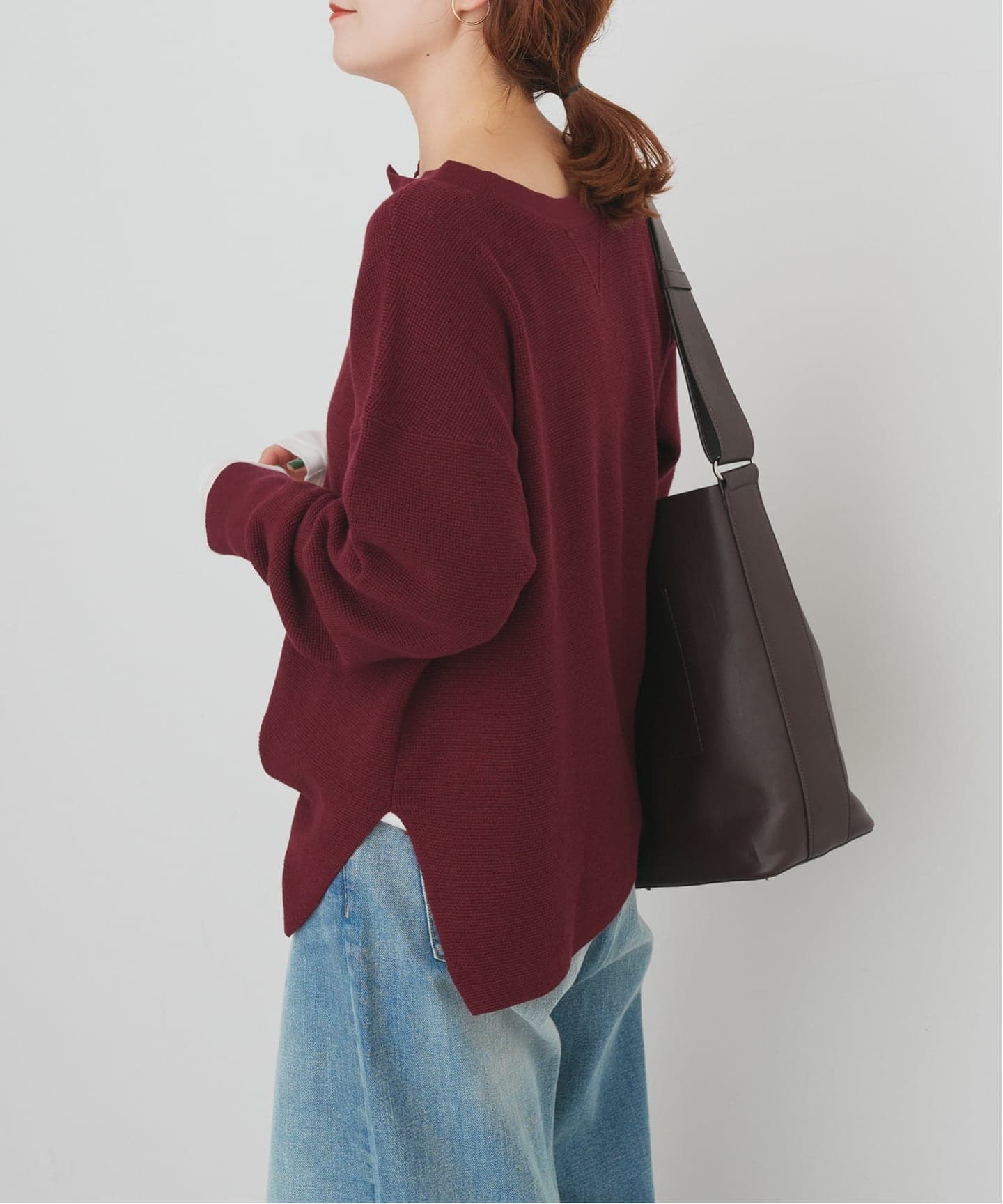 前後2WAYワッフルプルオーバー（ニット／セーター）｜Spick and Span