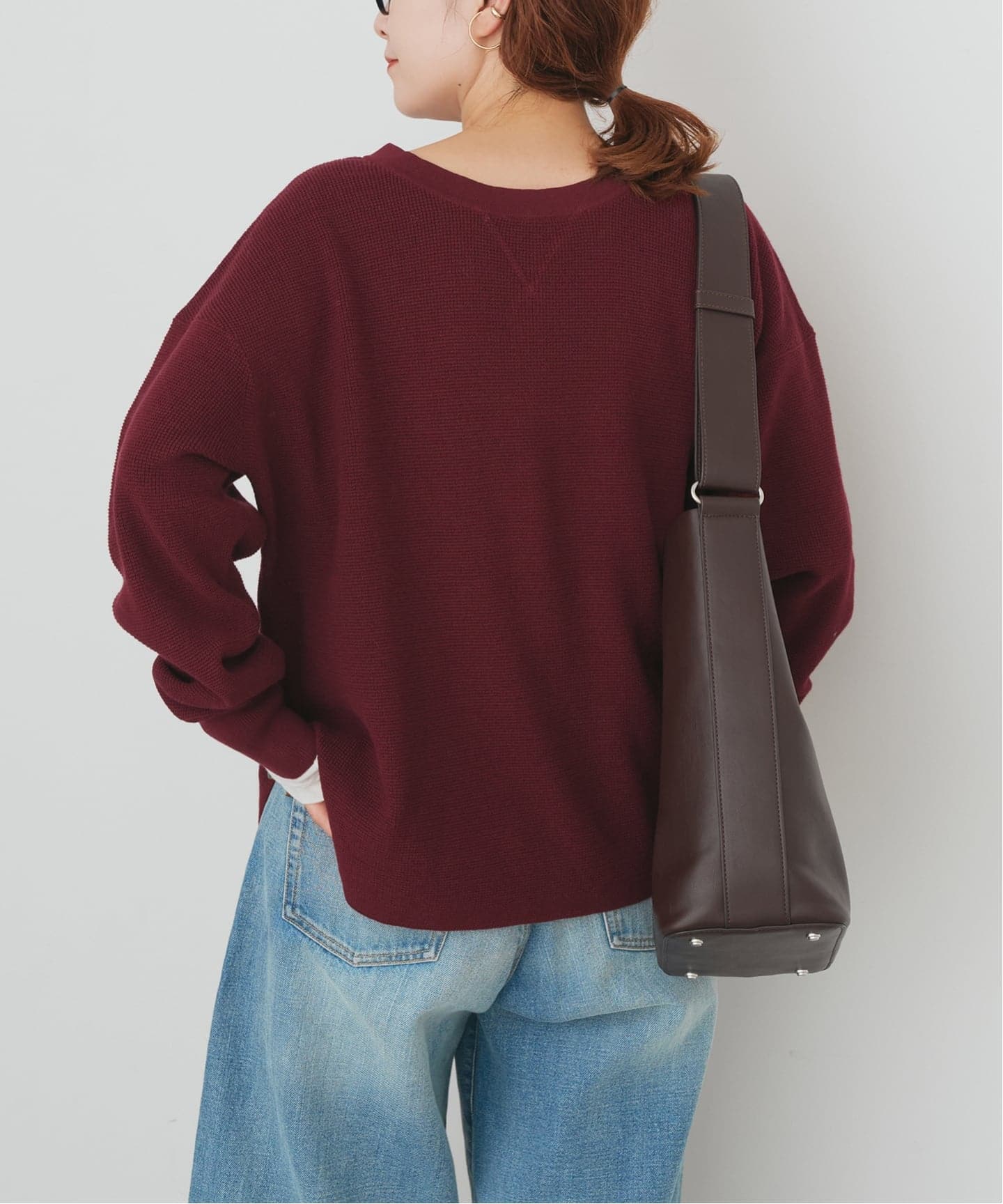 前後2WAYワッフルプルオーバー（ニット／セーター）｜Spick and Span