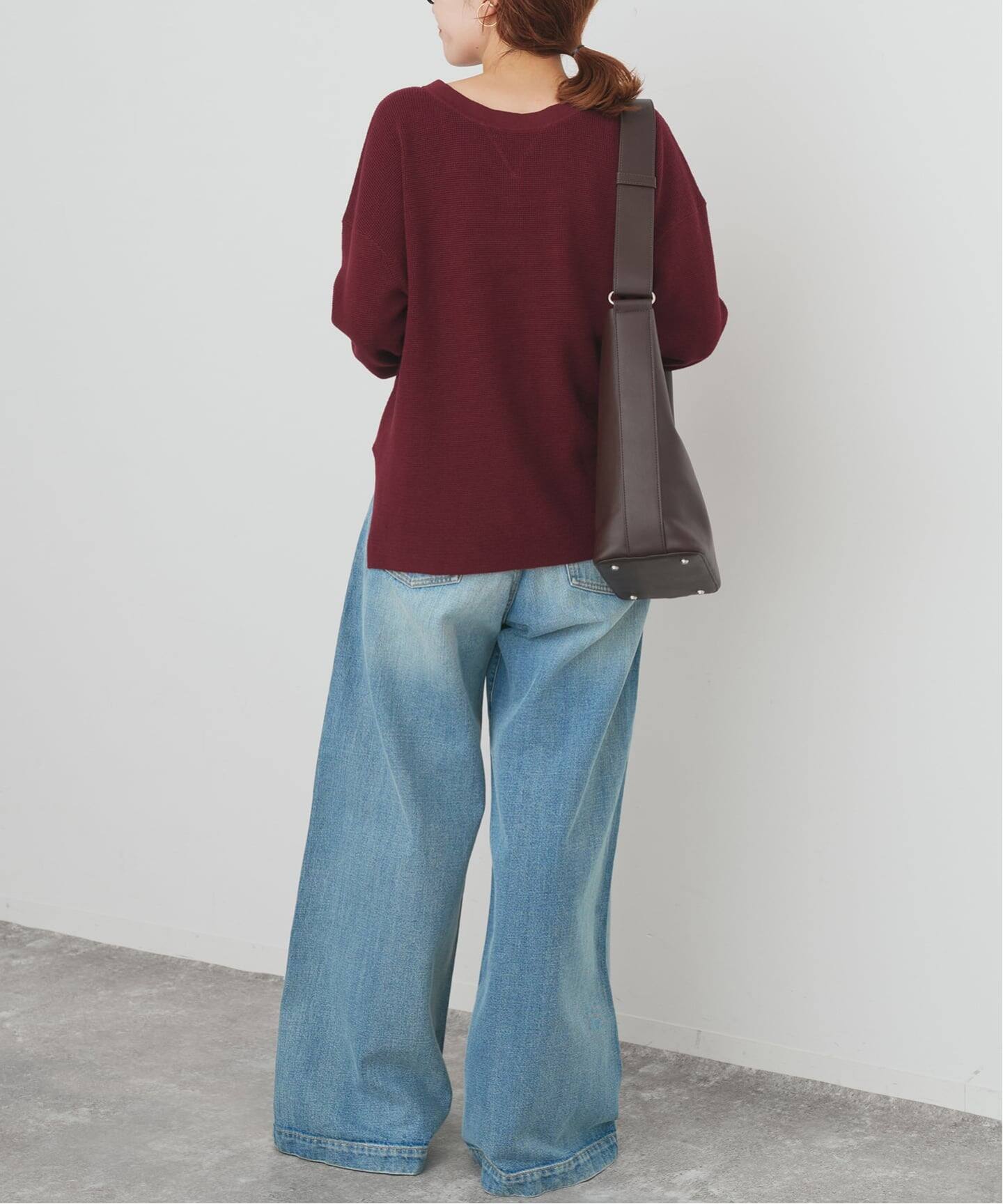 Spick&amp;Spanスピックアンドスパン　コットンカシミヤワッフルプルオーバー 楽天市場】【SALE／50%OFF】コットンカシミアワッフルプルオーバー