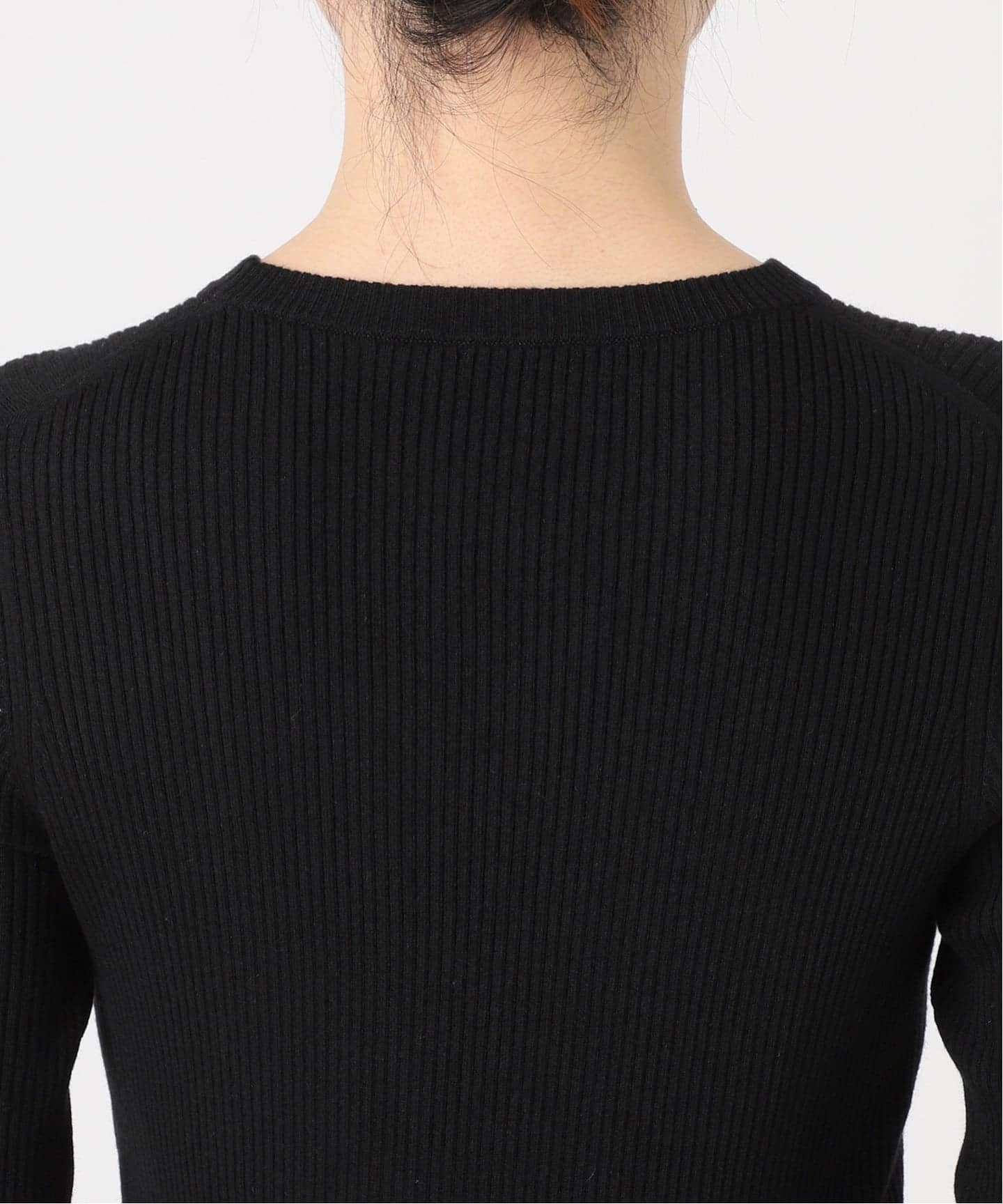 WEB限定 / 追加予約》ウォッシャブル クルーネックリブニット（ニット