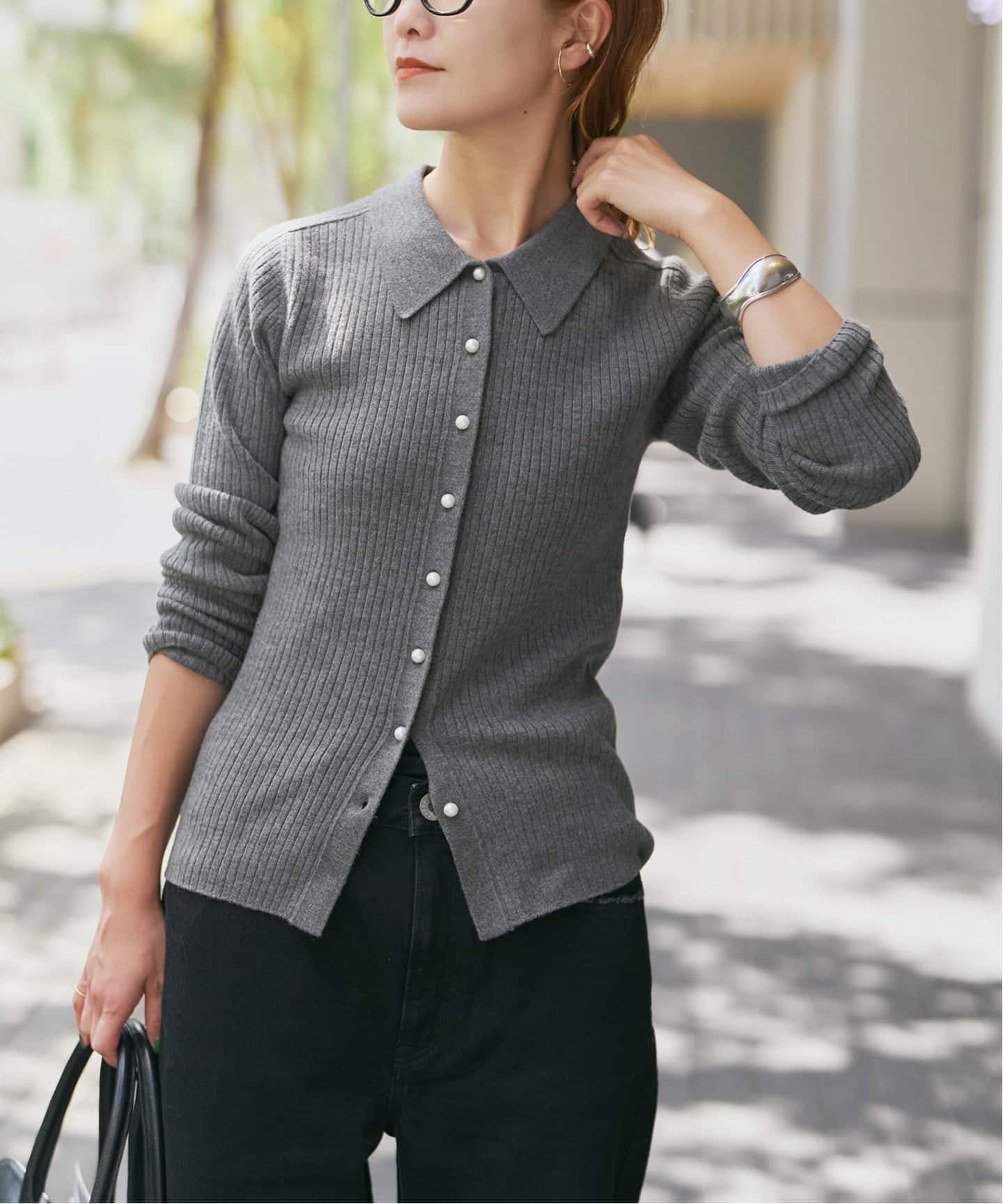 ２点おまとめ　MHL.　ウールニット　スピックアンドスパン　パールボタンシャツ 2点おまとめ MHL. ウールニット スピックアンドスパン パールボタン