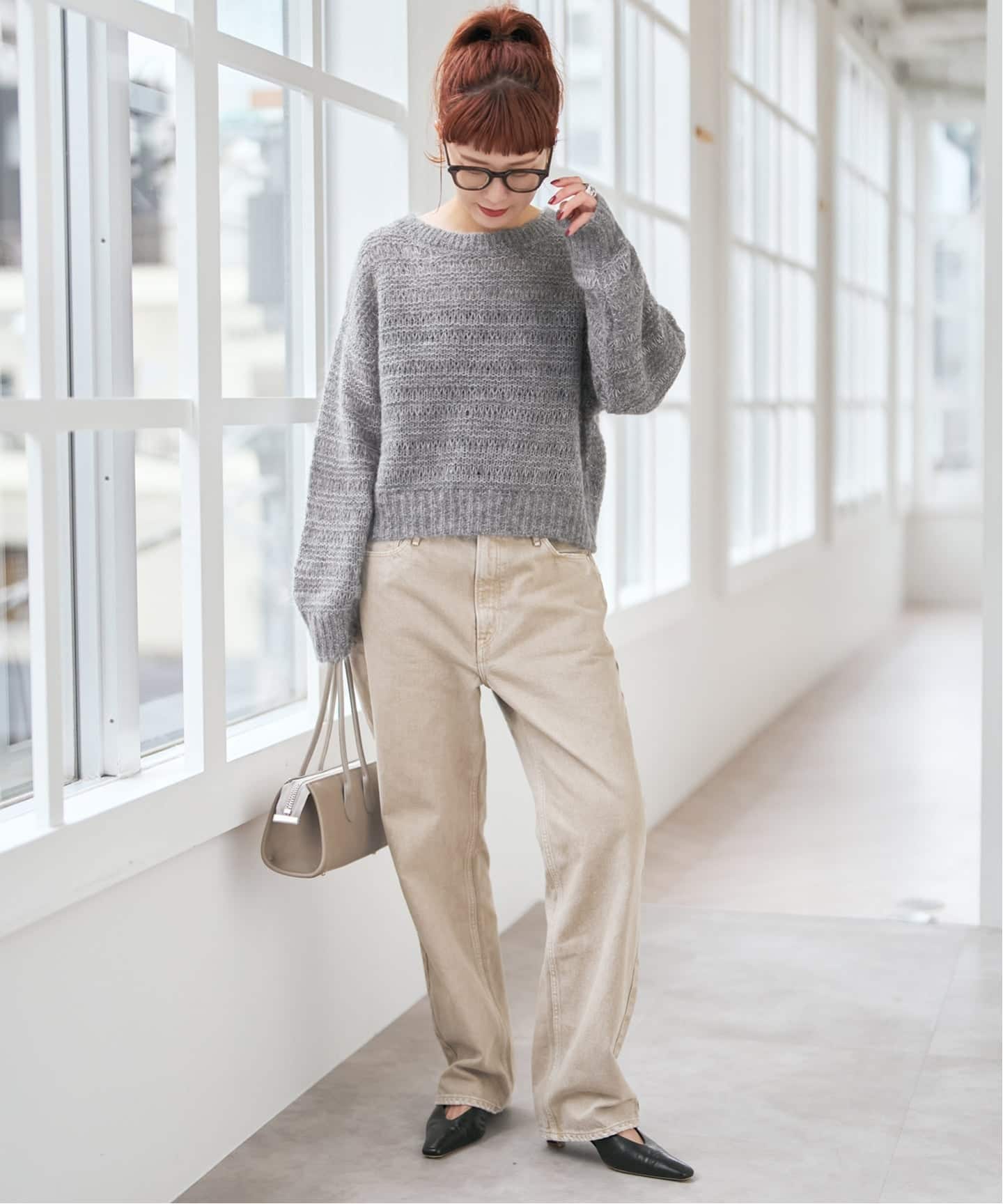 スピック＆スパン（Spick and Span）/ラメシャギーニットプルオーバー ラメシャギーニットプルオーバー（ニット／セーター）｜Spick and Span