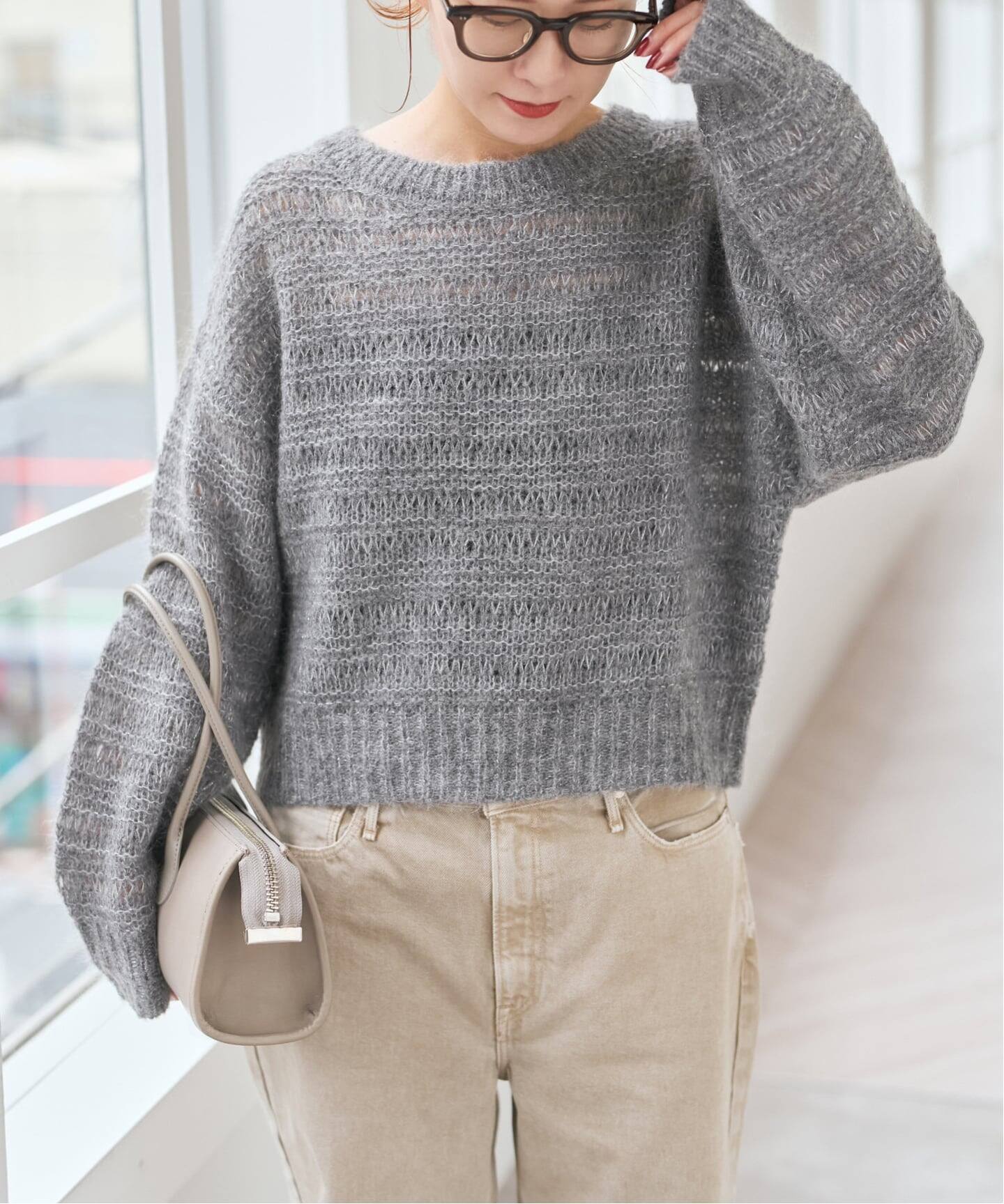 ラメシャギーニットプルオーバー（ニット／セーター）｜Spick and Span