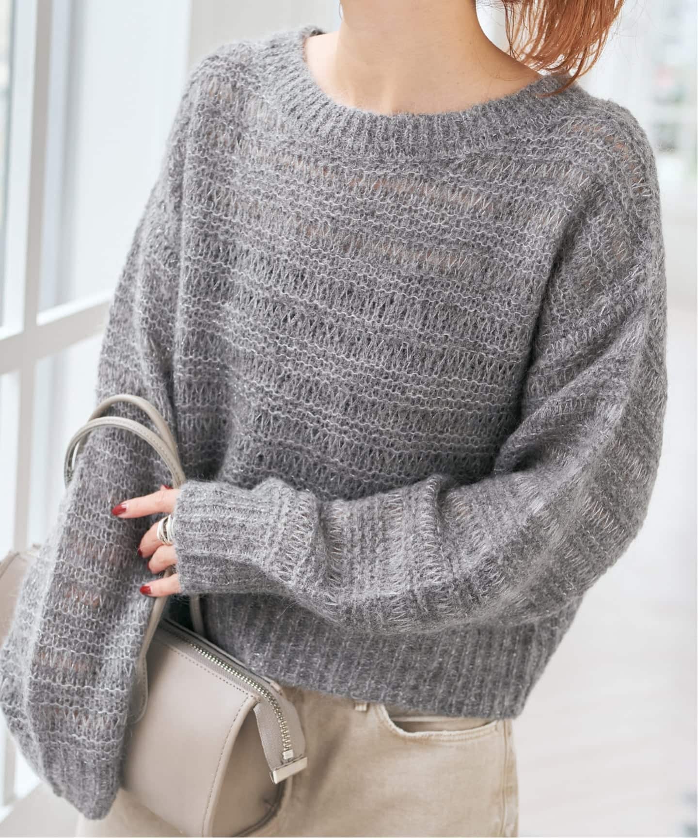 ラメシャギーニットプルオーバー（ニット／セーター）｜Spick and Span