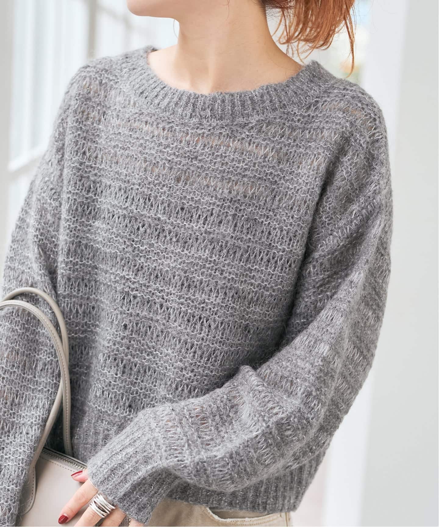 ラメシャギーニットプルオーバー（ニット／セーター）｜Spick and Span